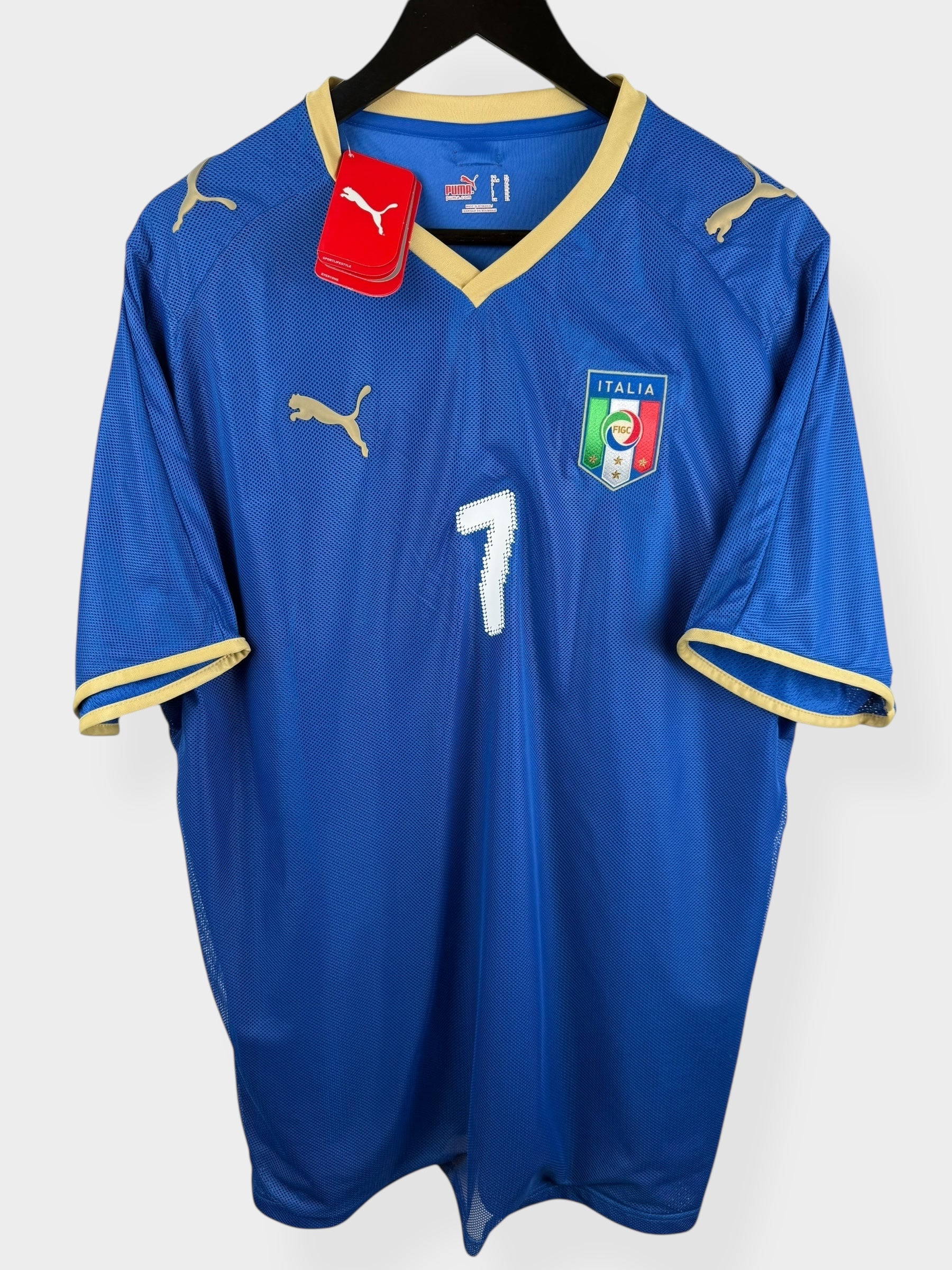 2008-09 ITALY HOME SHIRT DEL PIERO #7 XL - Authentic Football Club
