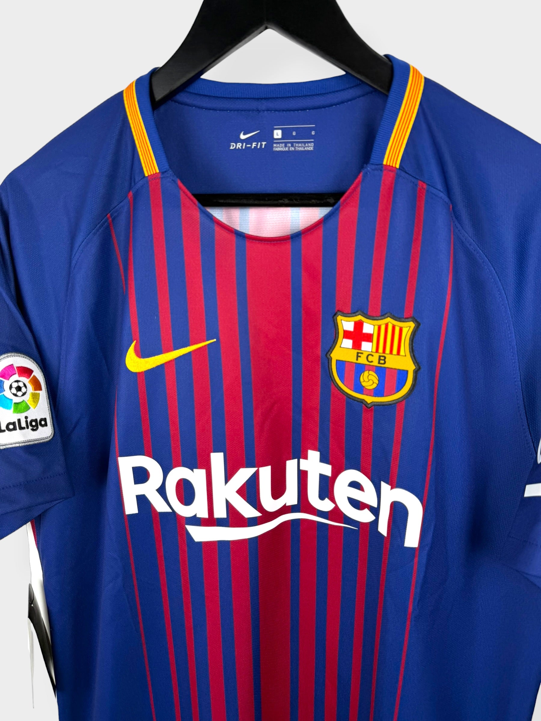 MAILLOT DOMICILE BARCELONE 2017-18 MESSI #10 L