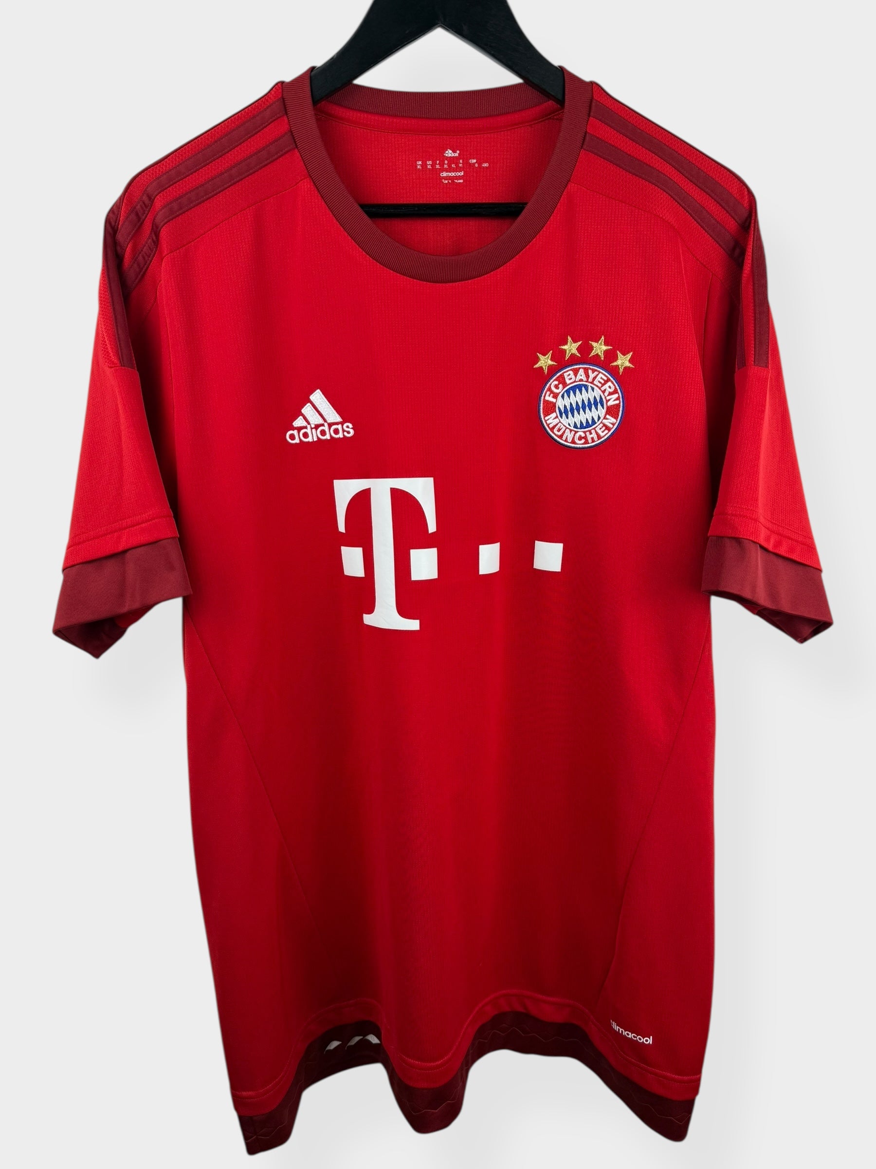 2015-16 BAYERN MUNICH THUISSHIRT ROBBEN #10 XL