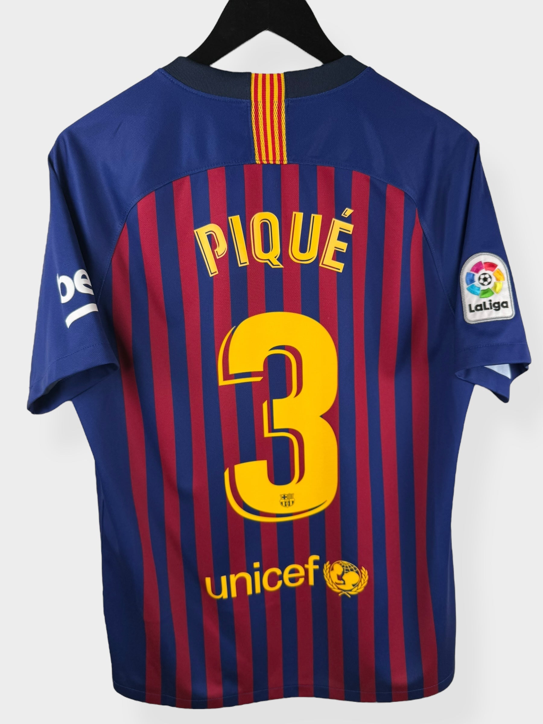 2018-19 BARCELONA THUISSHIRT PIQUÉ #3 M