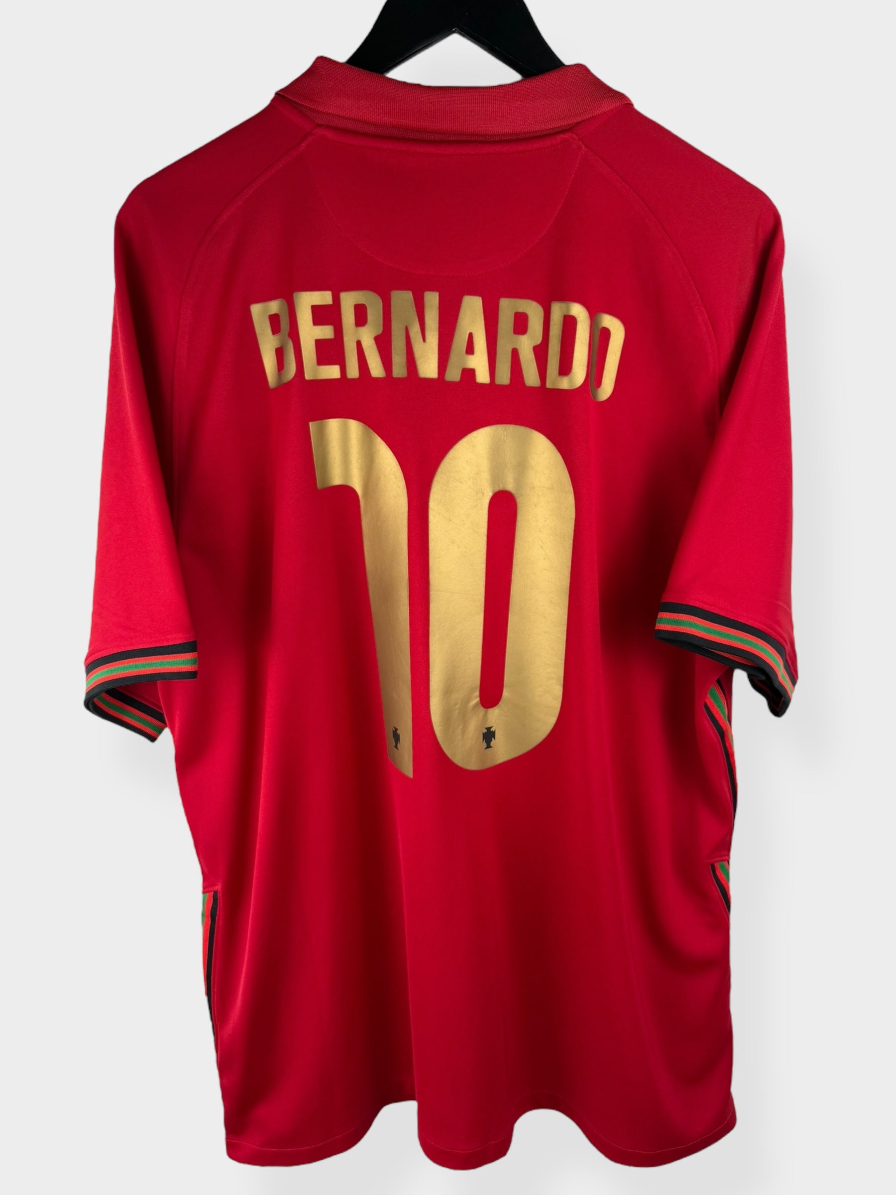 2020-21 PORTUGAL HOME SHIRT BERNARDO #10 XL