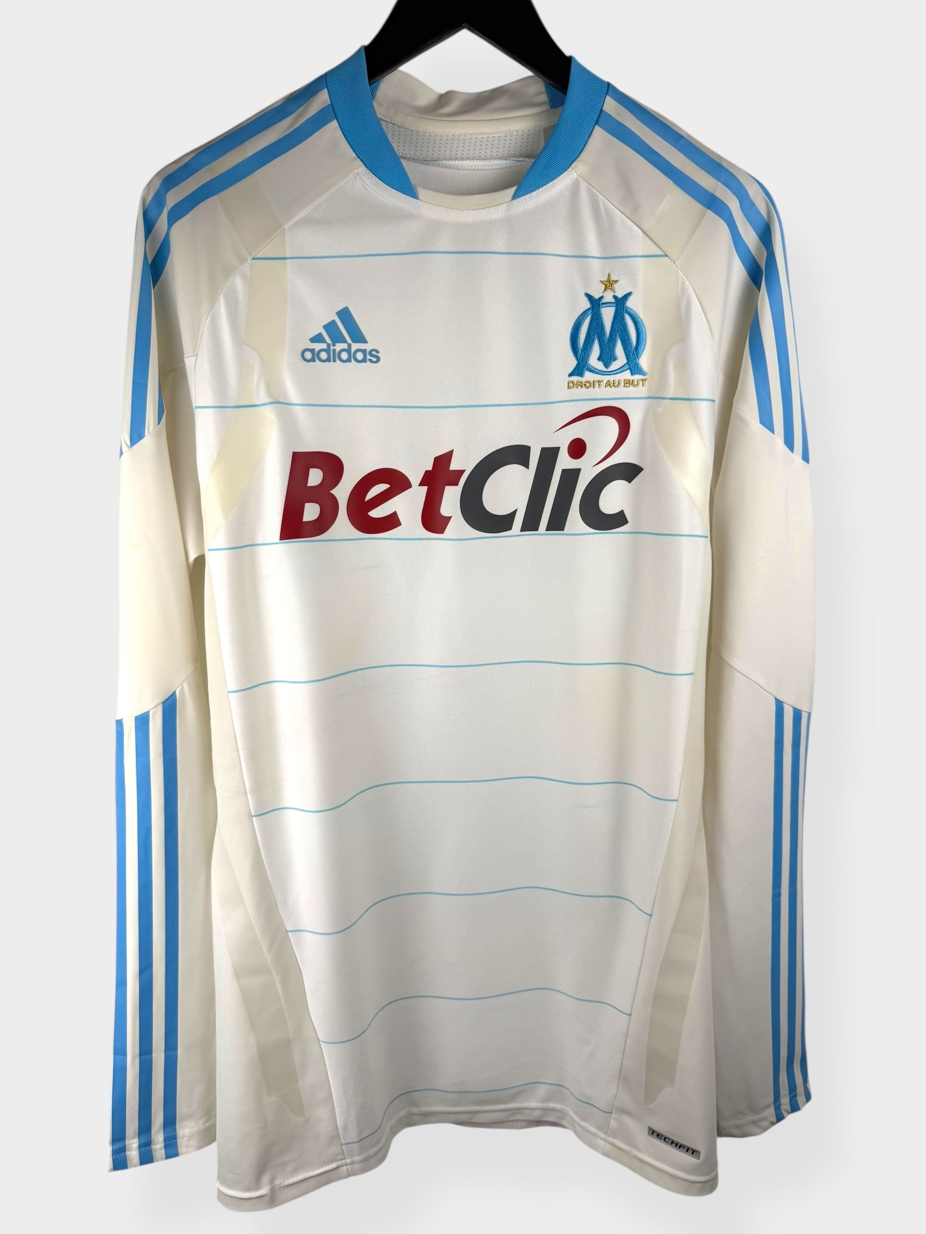 2010-11 OLYMPIQUE MARSEILLE HOME SHIRT LS PLAYER ISSUE XL