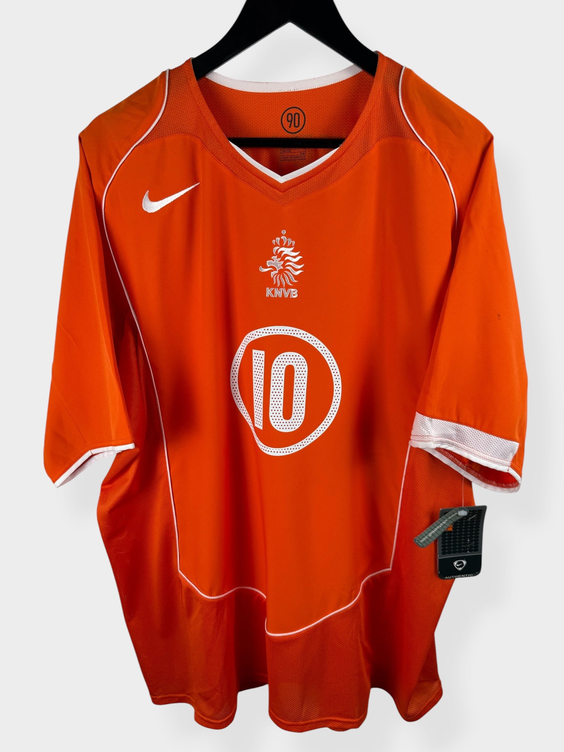 2004-06 NETHERLANDS HOME SHIRT V. NISTELROOY #10 XXL