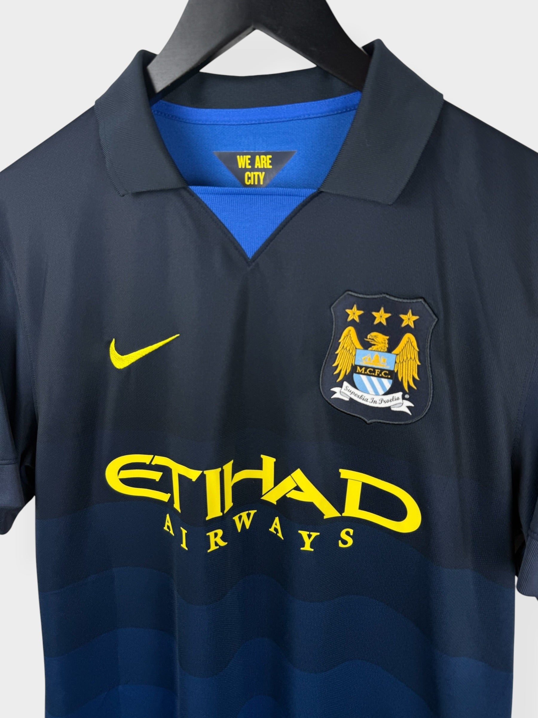 2014-15 MANCHESTER CITY AWAY SHIRT KUN AGUERO #16 M
