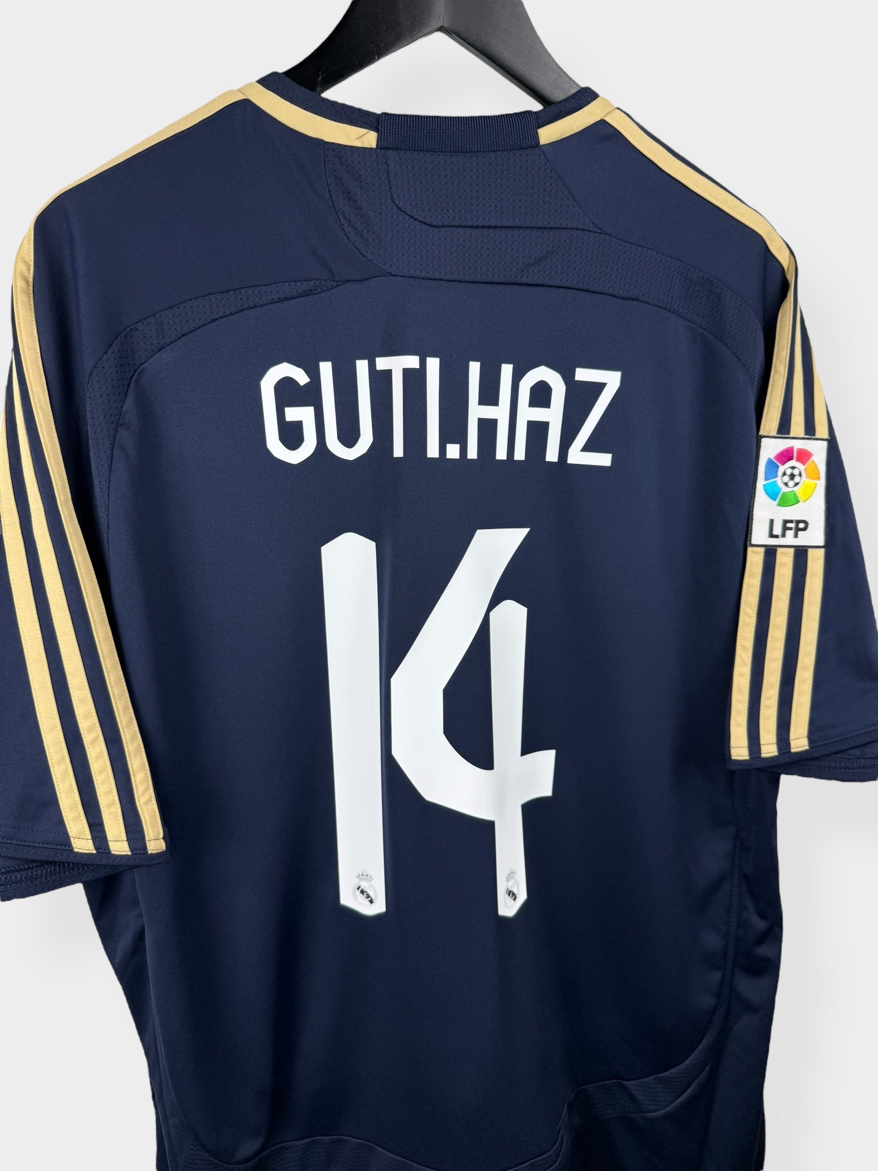 2007-08 REAL MADRID AWAY SHIRT GUTI.HAZ #14 XL