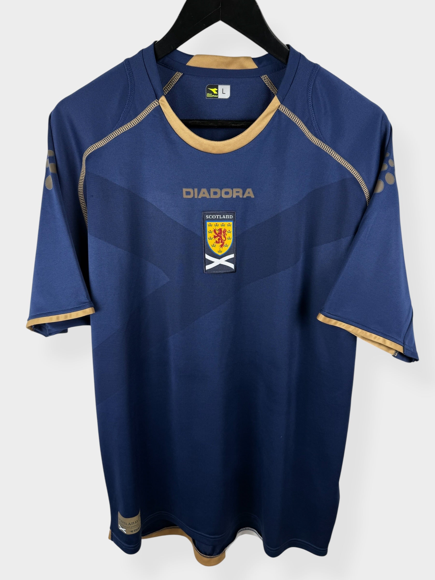 2007-08 SCOTLAND HOME SHIRT L