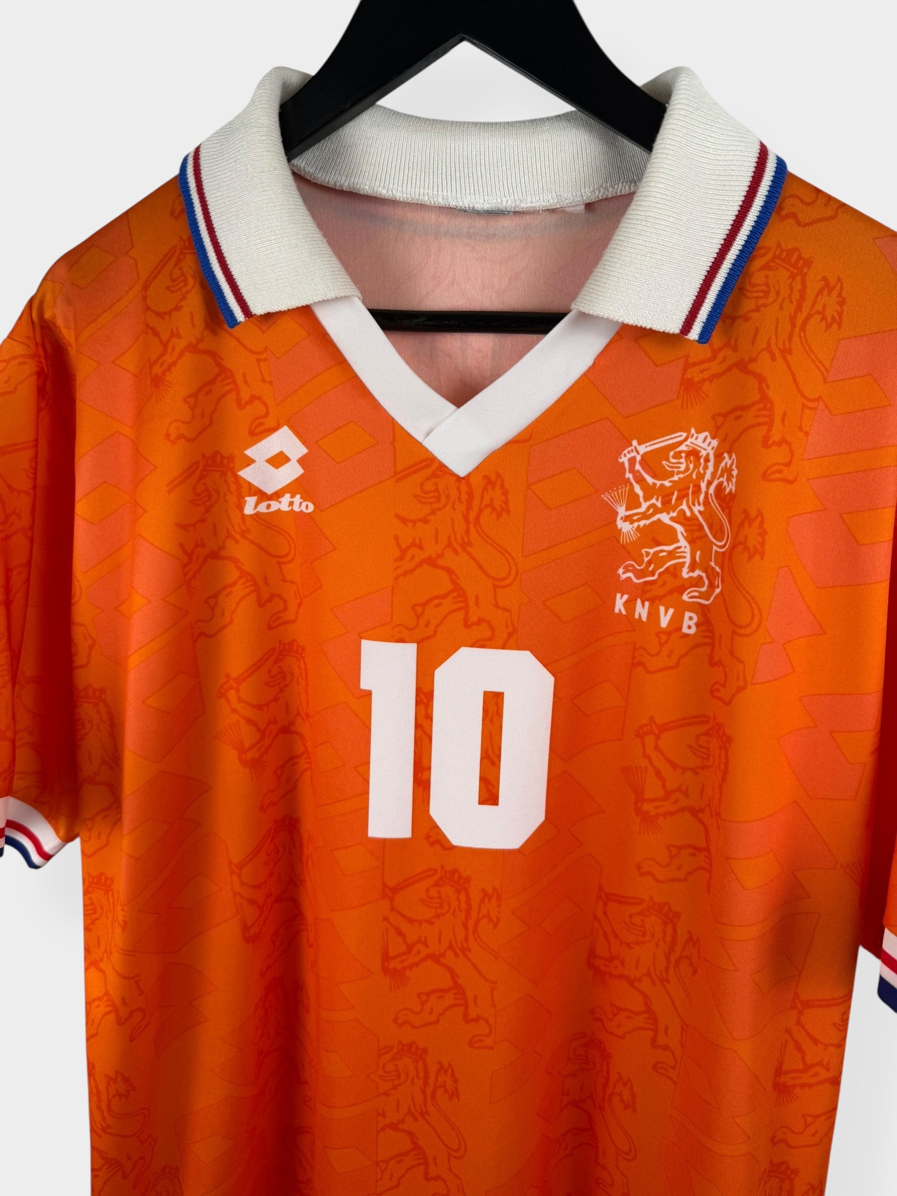 1994-95 NETHERLANDS HOME SHIRT BERGKAMP #10 XL
