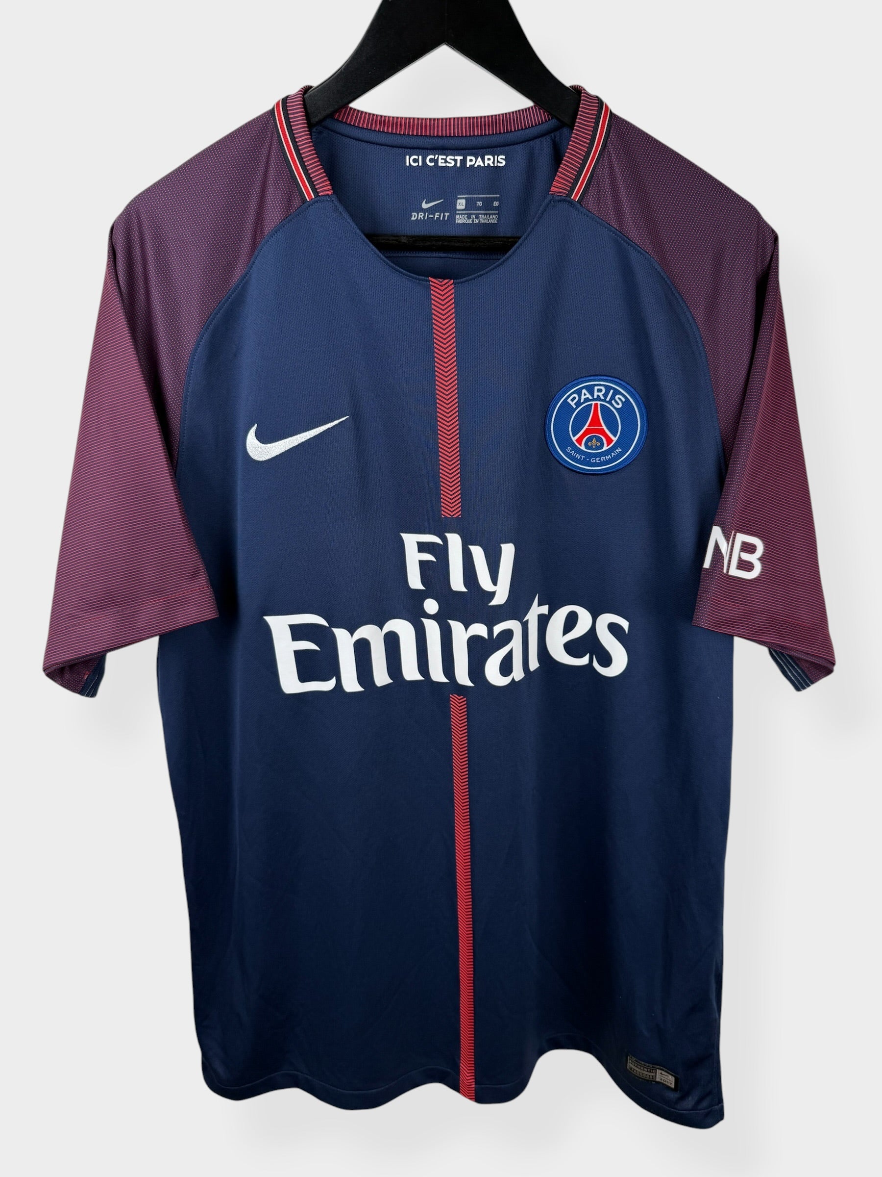 2017-18 PARIS-SAINT GERMAIN HOME SHIRT NEYMAR JR #10 XL
