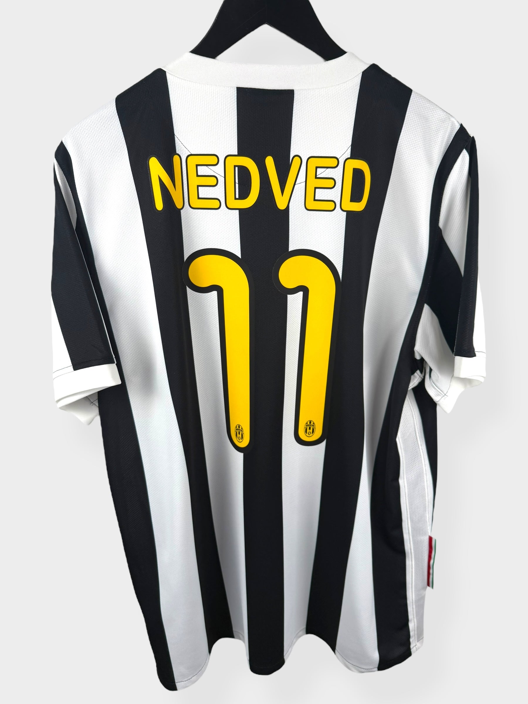 2009-10 JUVENTUS HOME SHIRT NEDVED #11 L - Authentic Football Club