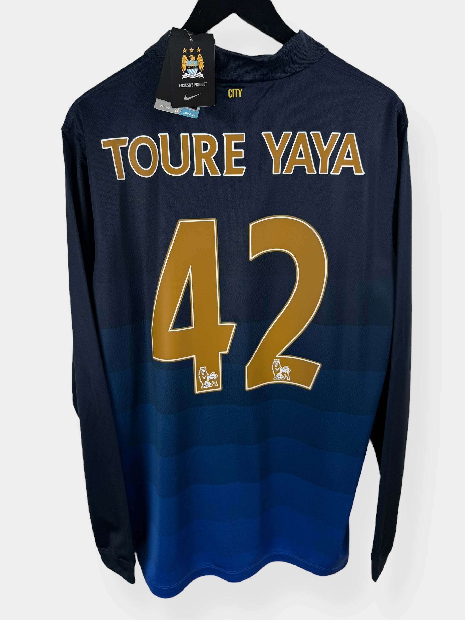 2014-15 MANCHESTER CITY UITSHIRT LS TOURE YAYA #42 L