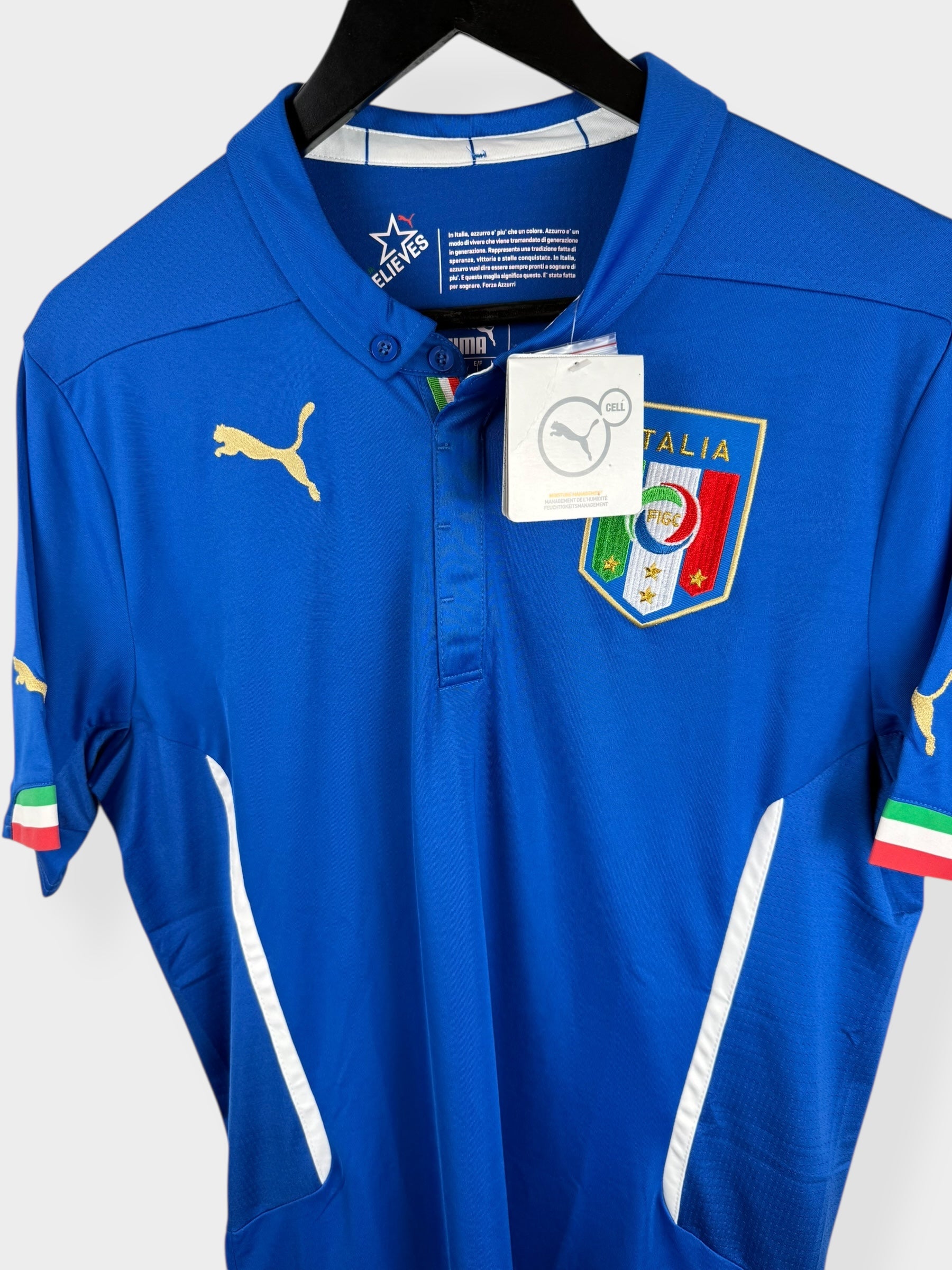 2014-15 ITALY HOME SHIRT L - Authentic Football Club