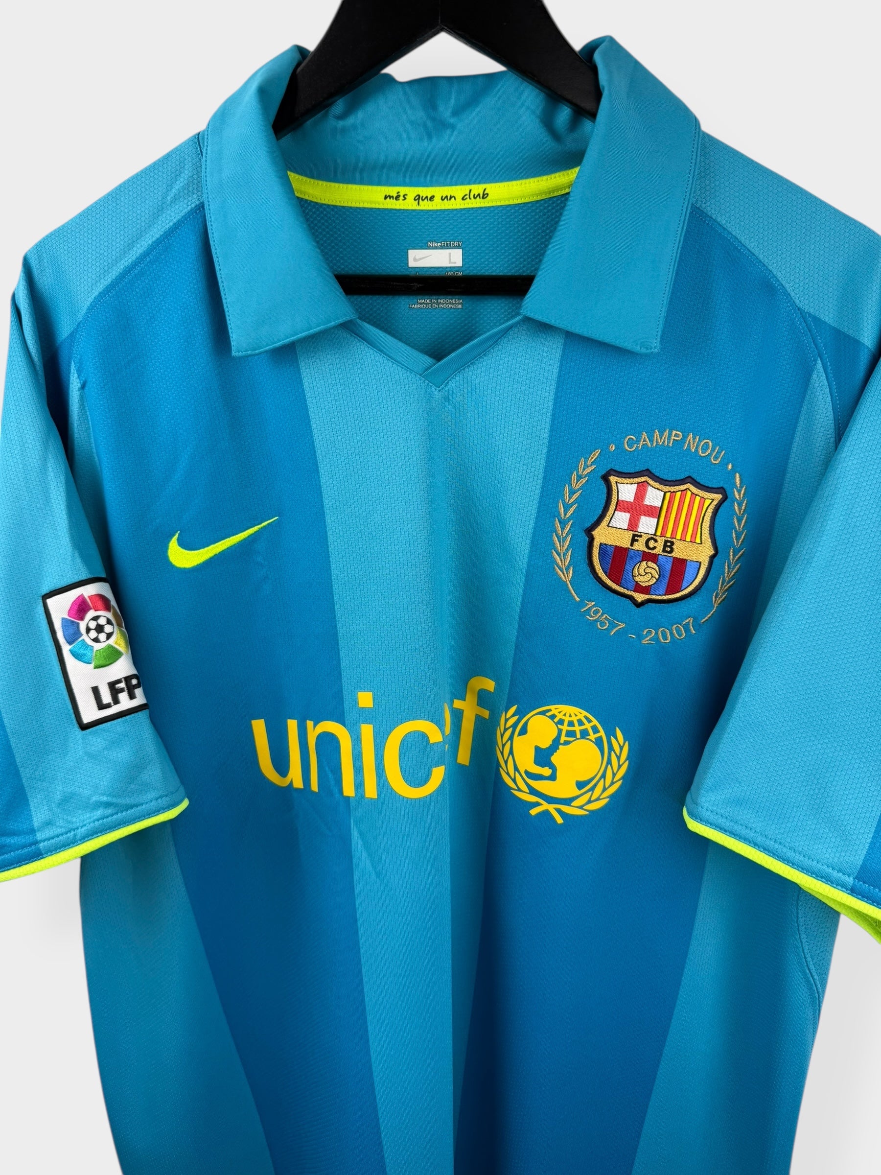 2007-08 BARCELONA UITSHIRT RONALDINHO #10 L