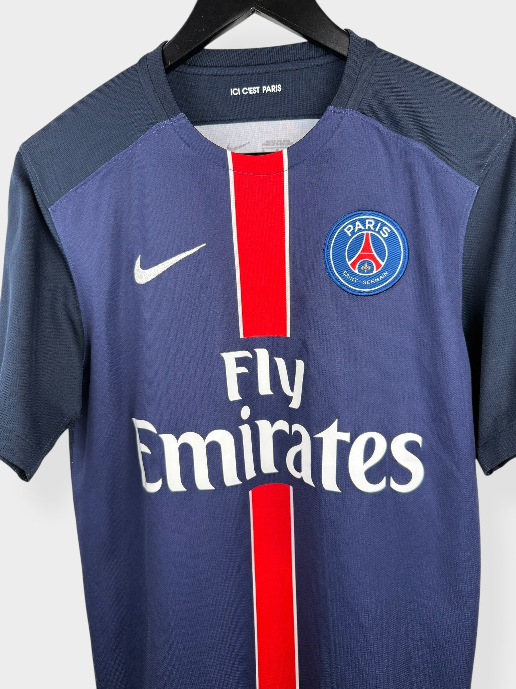 2015-16 PARIS SAINT-GERMAIN HOME SHIRT IBRAHIMOVIC #10 S