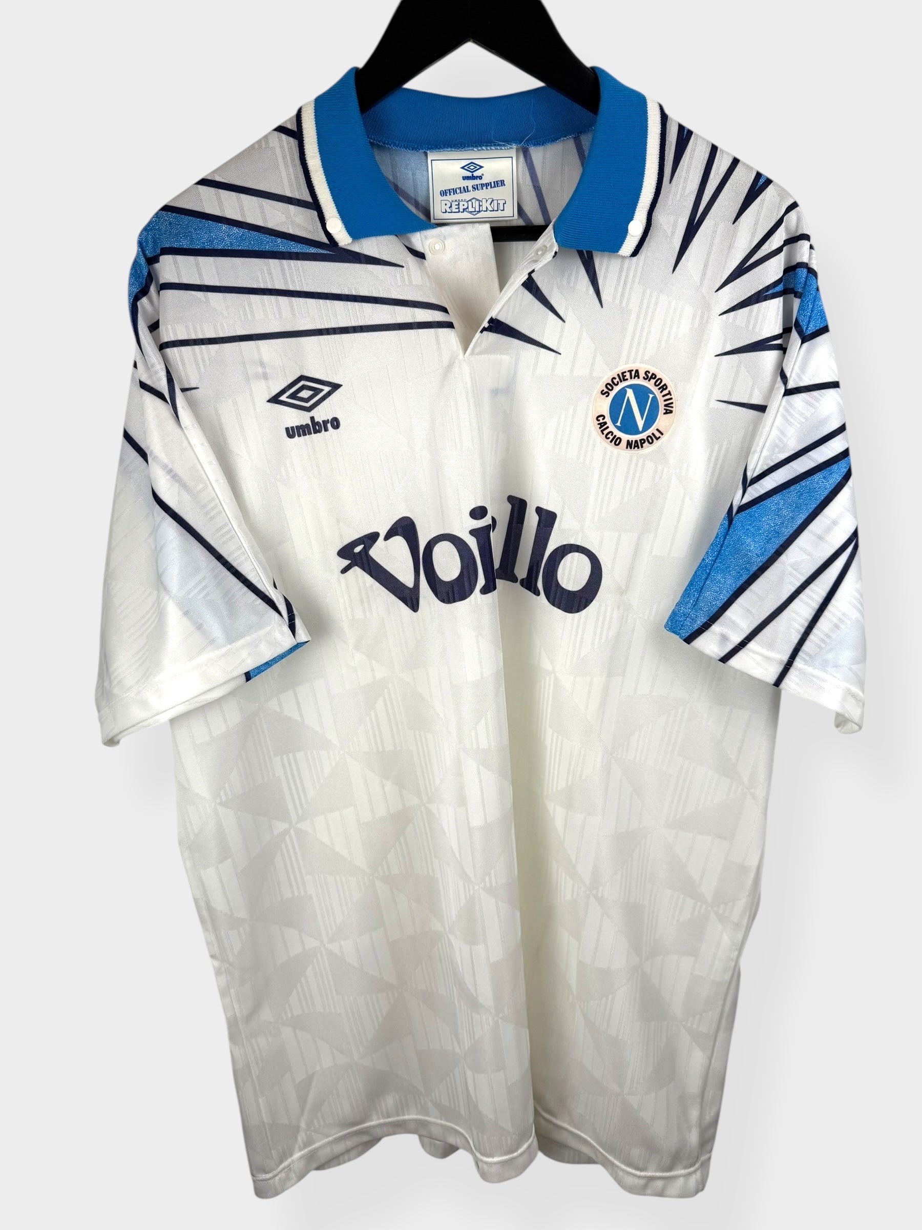 1991-93 NAPOLI AWAY SHIRT L