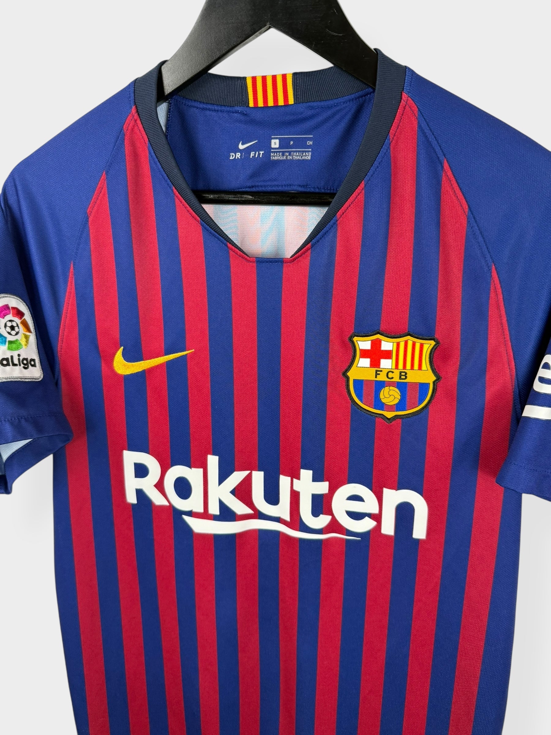 2018-19 BARCELONA HOME SHIRT MESSI #10 S - Authentic Football Club