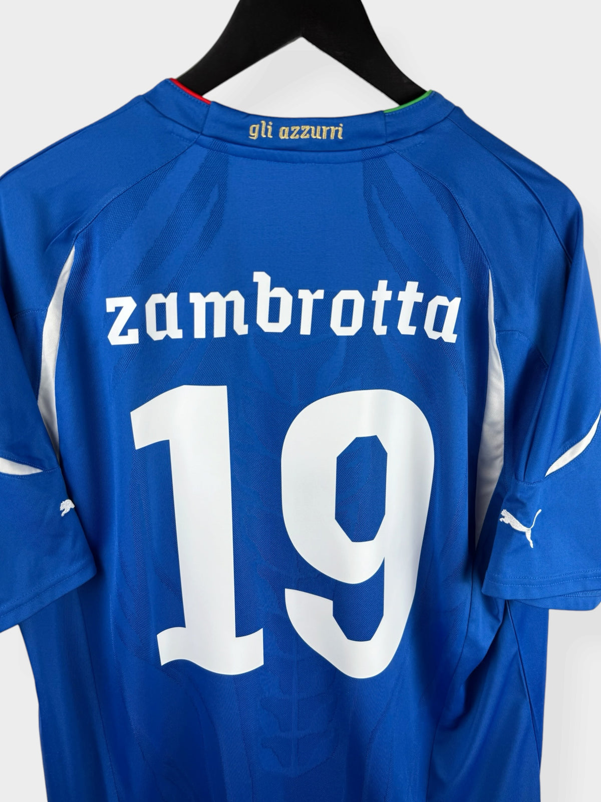 2010-12 ITALY HOME SHIRT ZAMBROTTA #19 XXL - Authentic Football Club