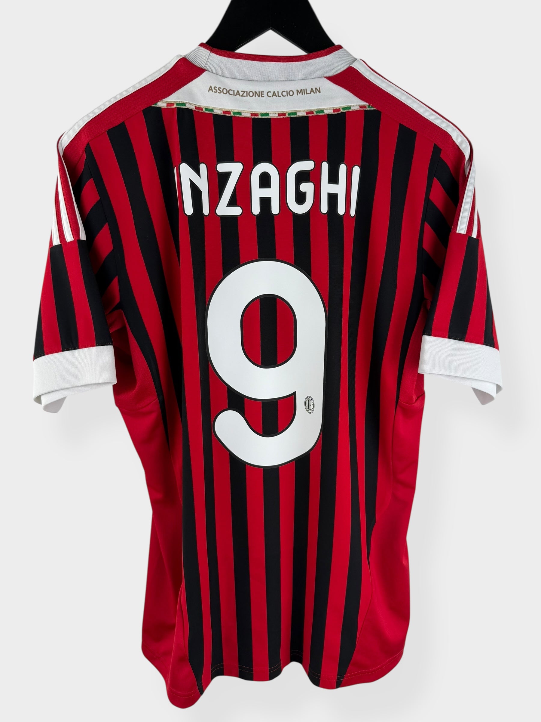 2011-12 AC MILAN HOME SHIRT INZAGHI #9 M