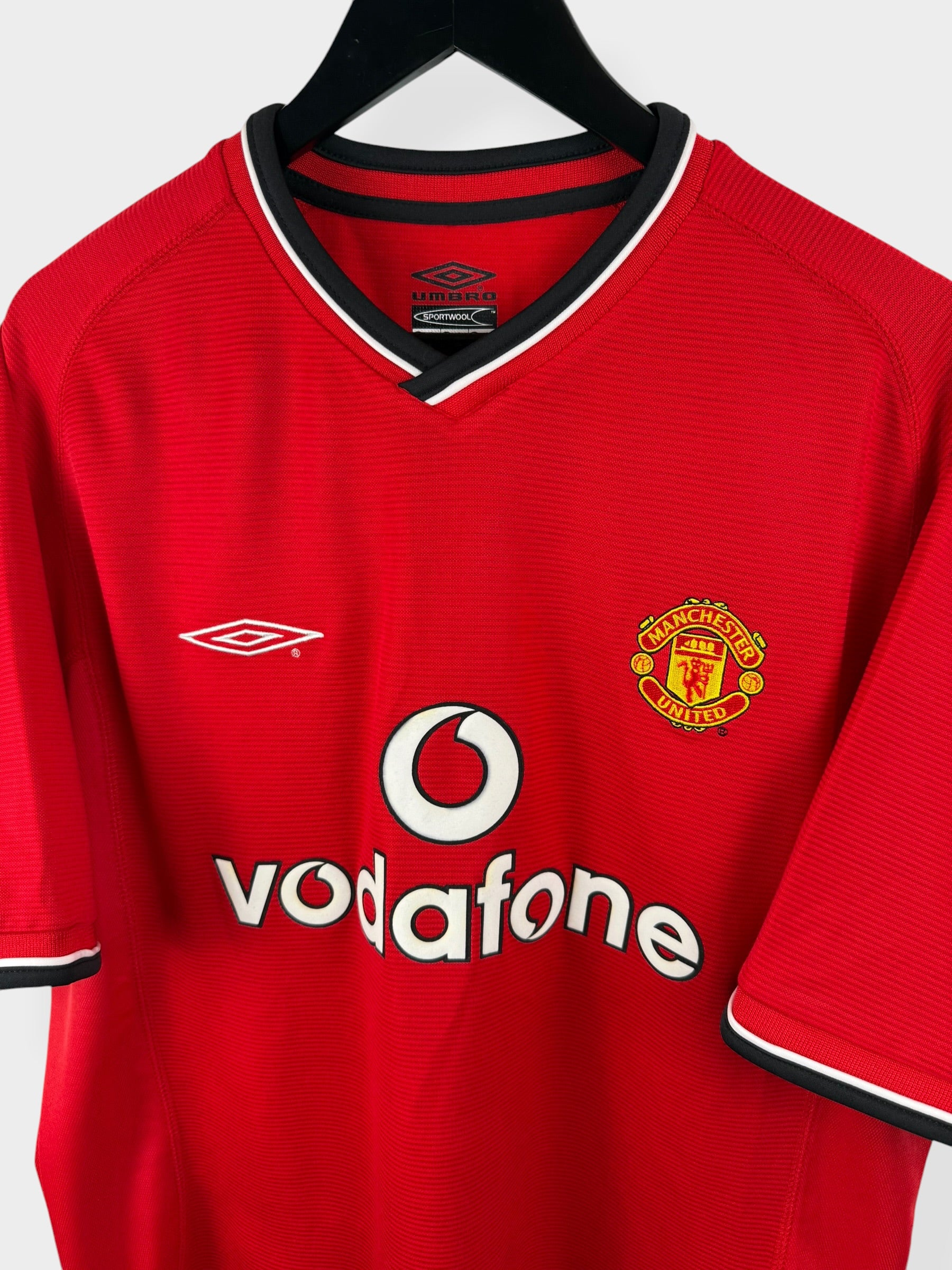 MAILLOT DOMICILE MANCHESTER UNITED 2000-02 BECKHAM #7 L