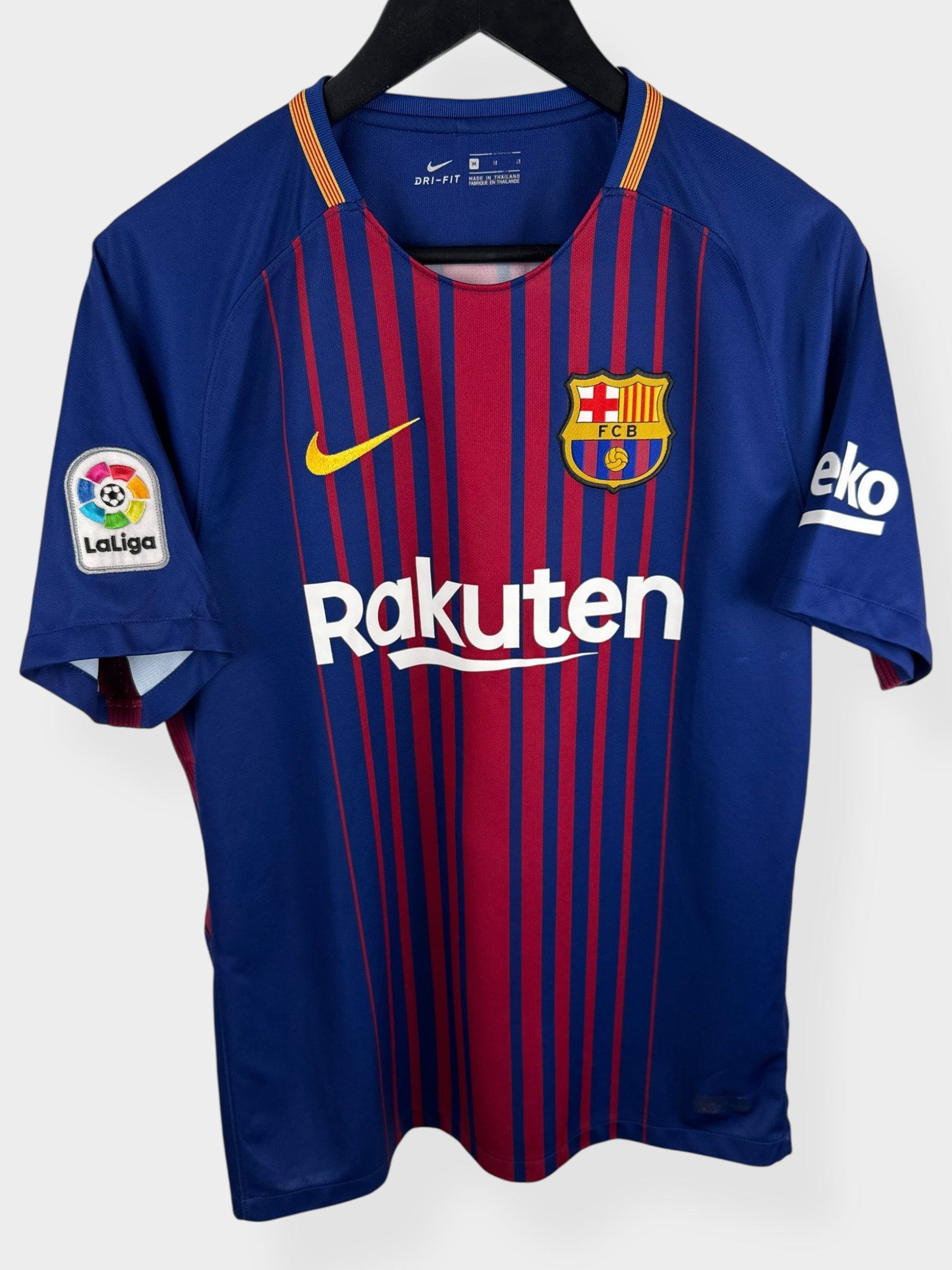 2017-18 BARCELONA HOME SHIRT SUAREZ #9 M - Authentic Football Club