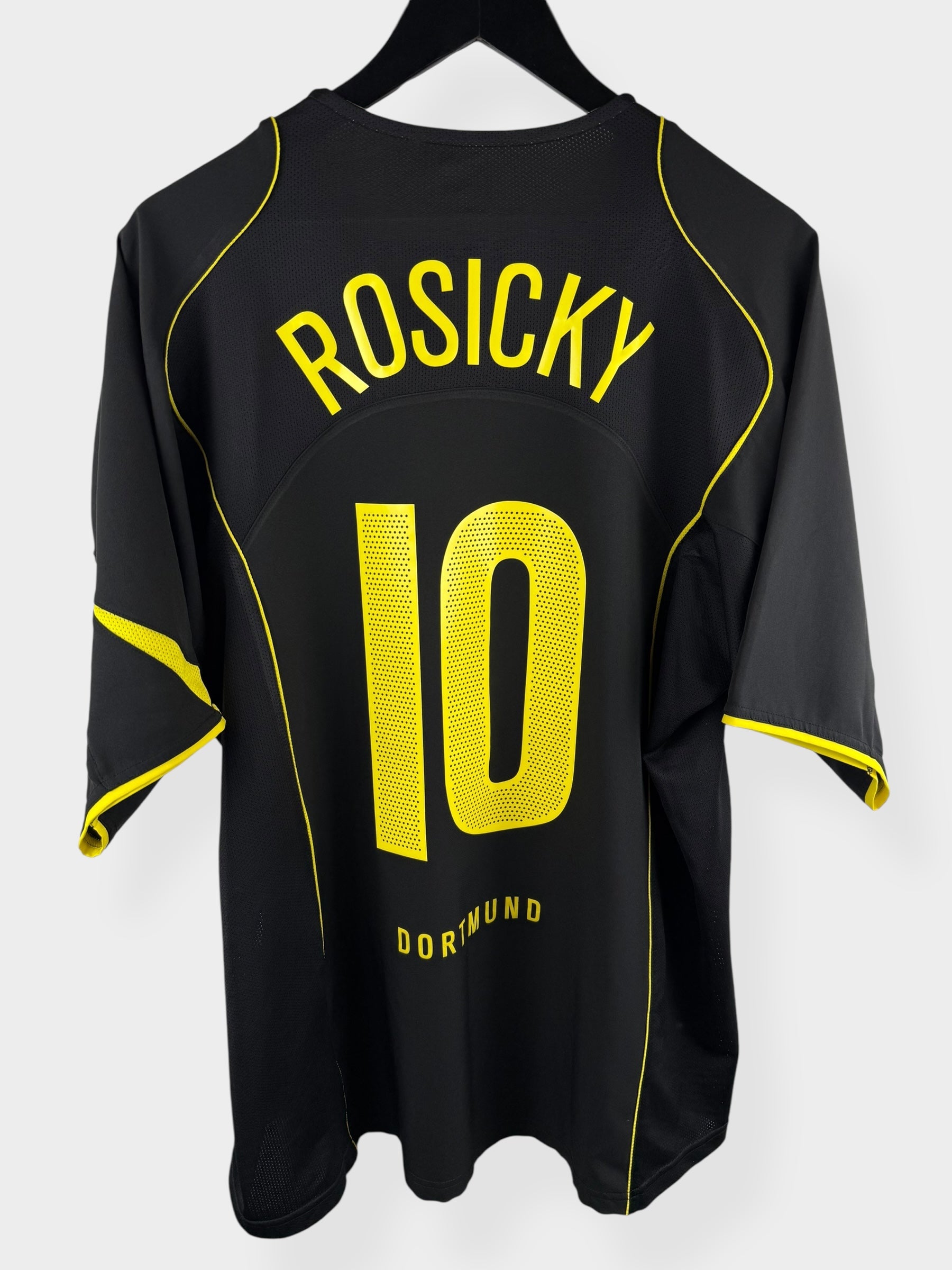 2004-05 BORUSSIA DORTMUND AUSWÄRTSTRIKOT ROSICKY #10 XL