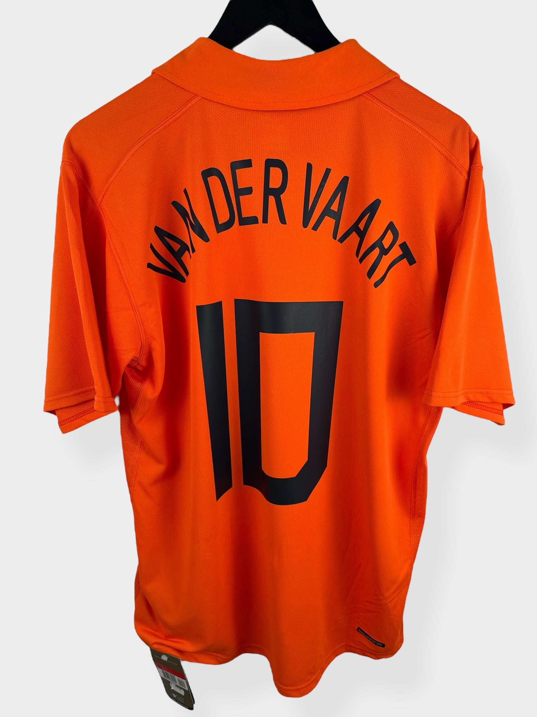 2006-08 NETHERLANDS HOME SHIRT VAN DER VAART #10 L - Authentic Football Club