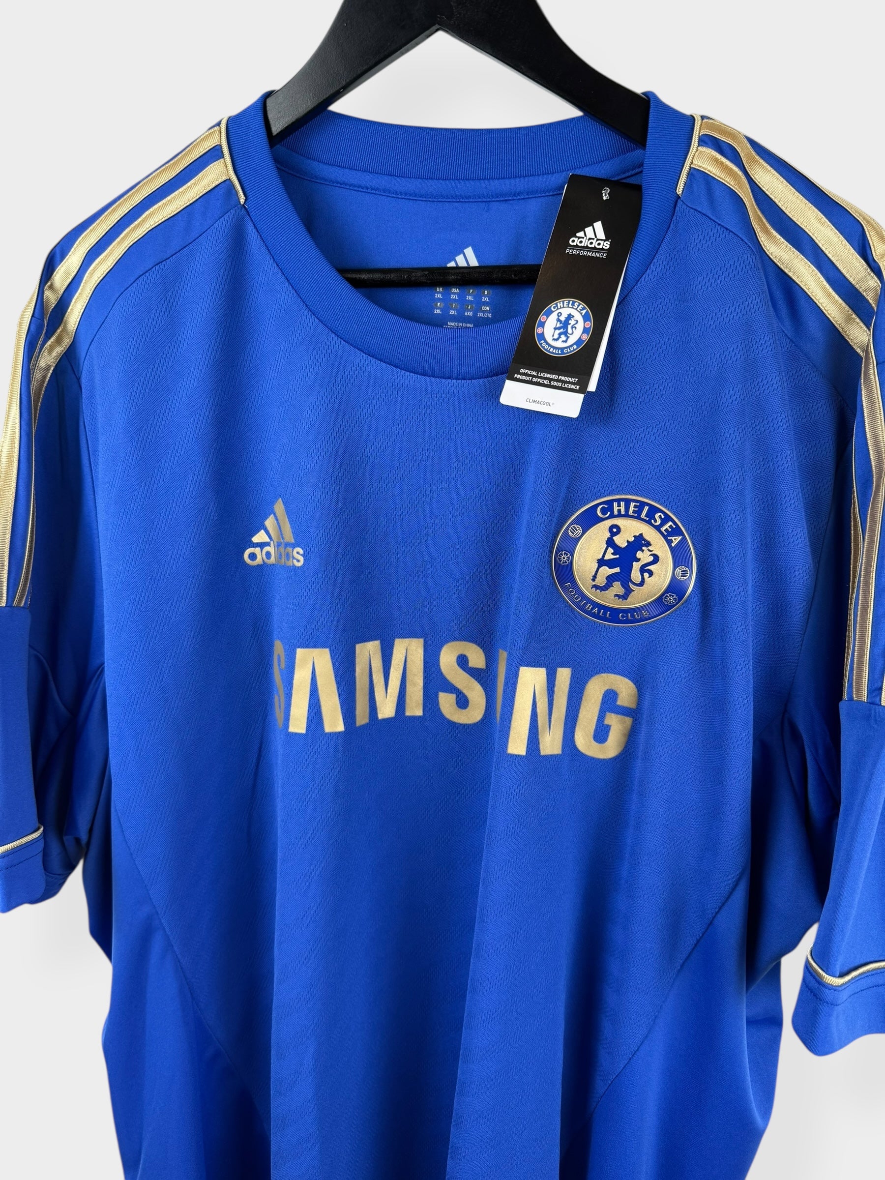 2012-13 CHELSEA HOME SHIRT DAVID LUIZ #4 - Authentic Football Club
