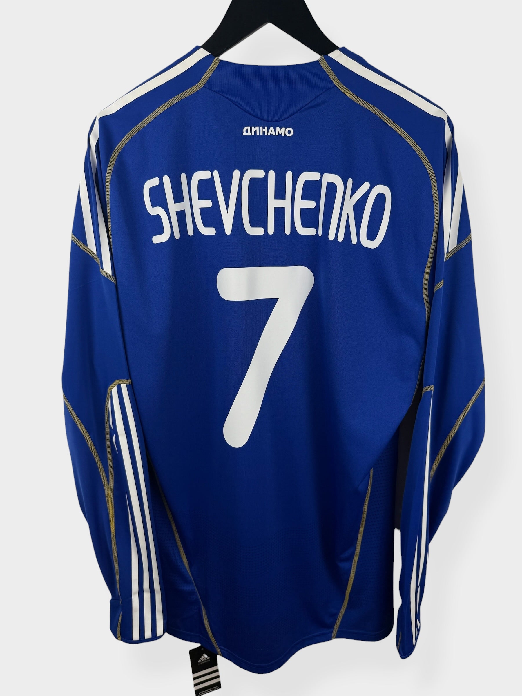2010-11 DYNAMO KYIV AWAY SHIRT LS SHEVCHENKO #7 XL