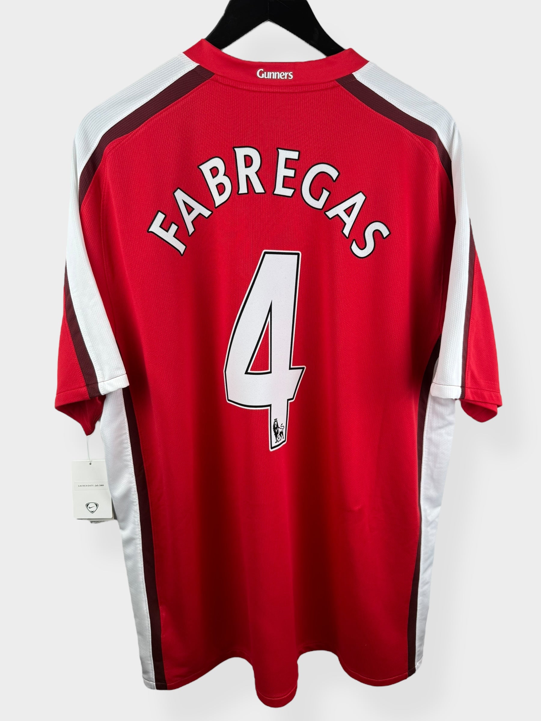 2008-10 ARSENAL HOME SHIRT FABREGAS #4 XXL