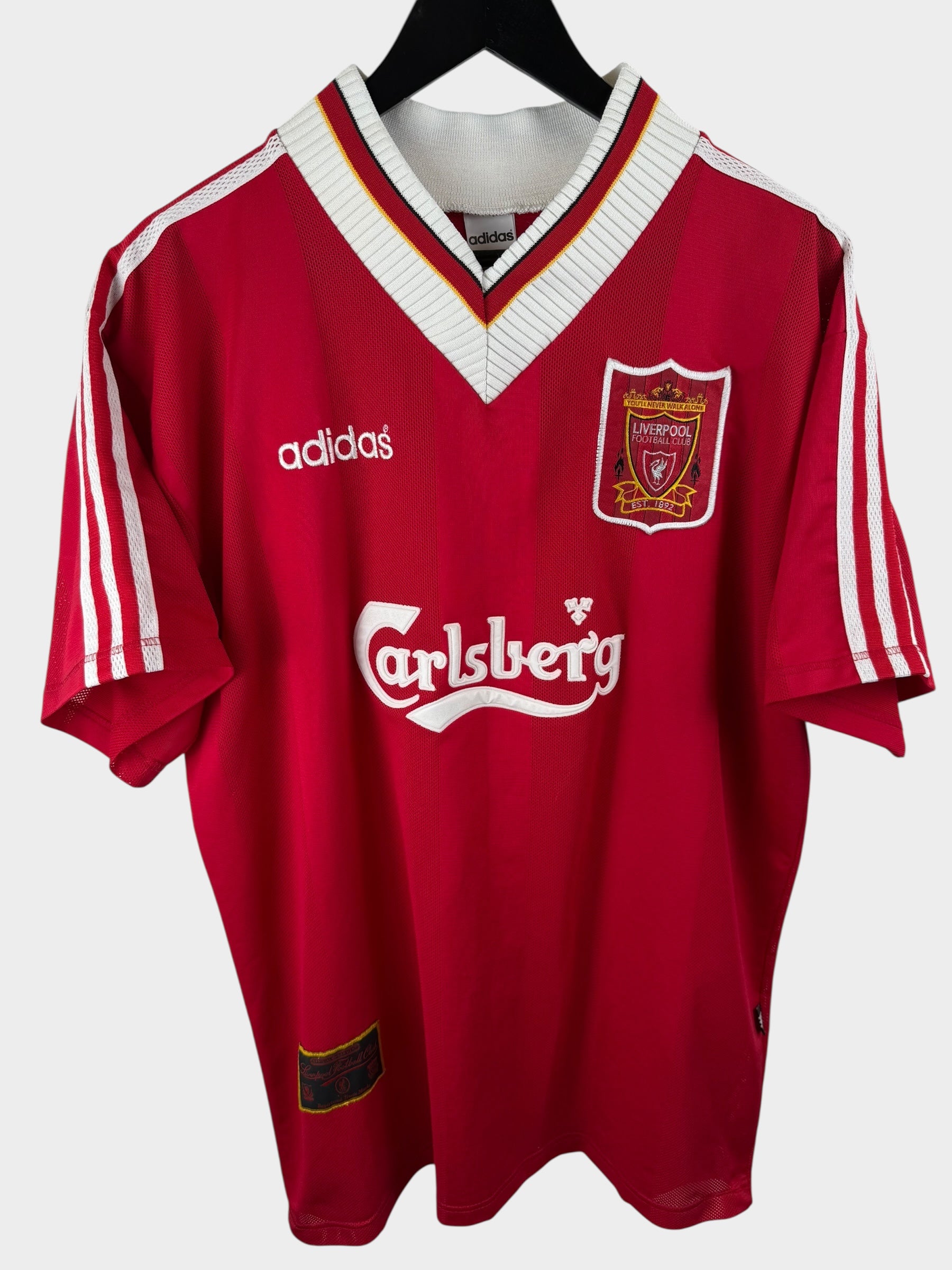 1995-96 LIVERPOOL HOME SHIRT XL