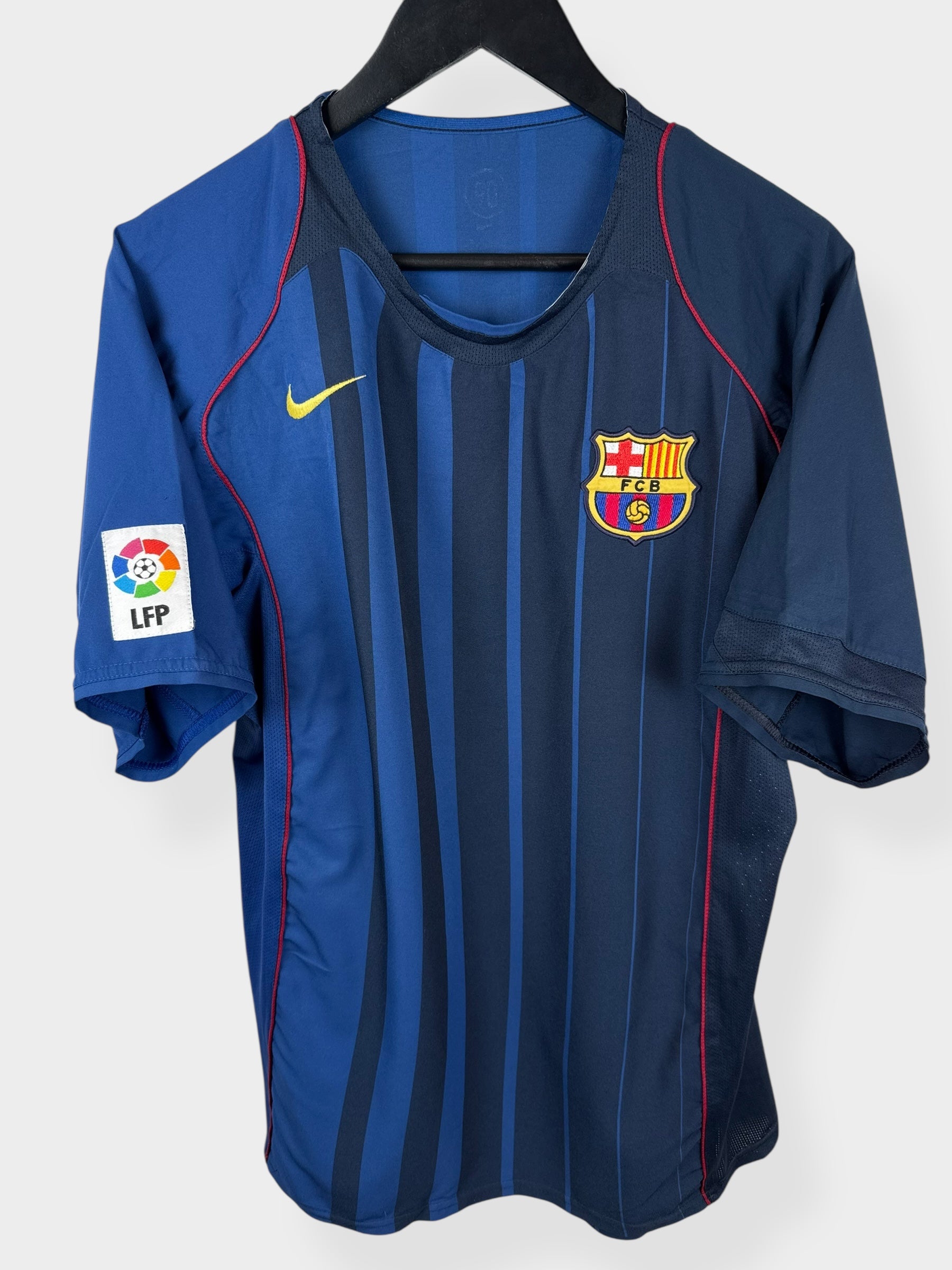 2004-05 BARCELONA AWAY SHIRT MESSI #30 L - Authentic Football Club