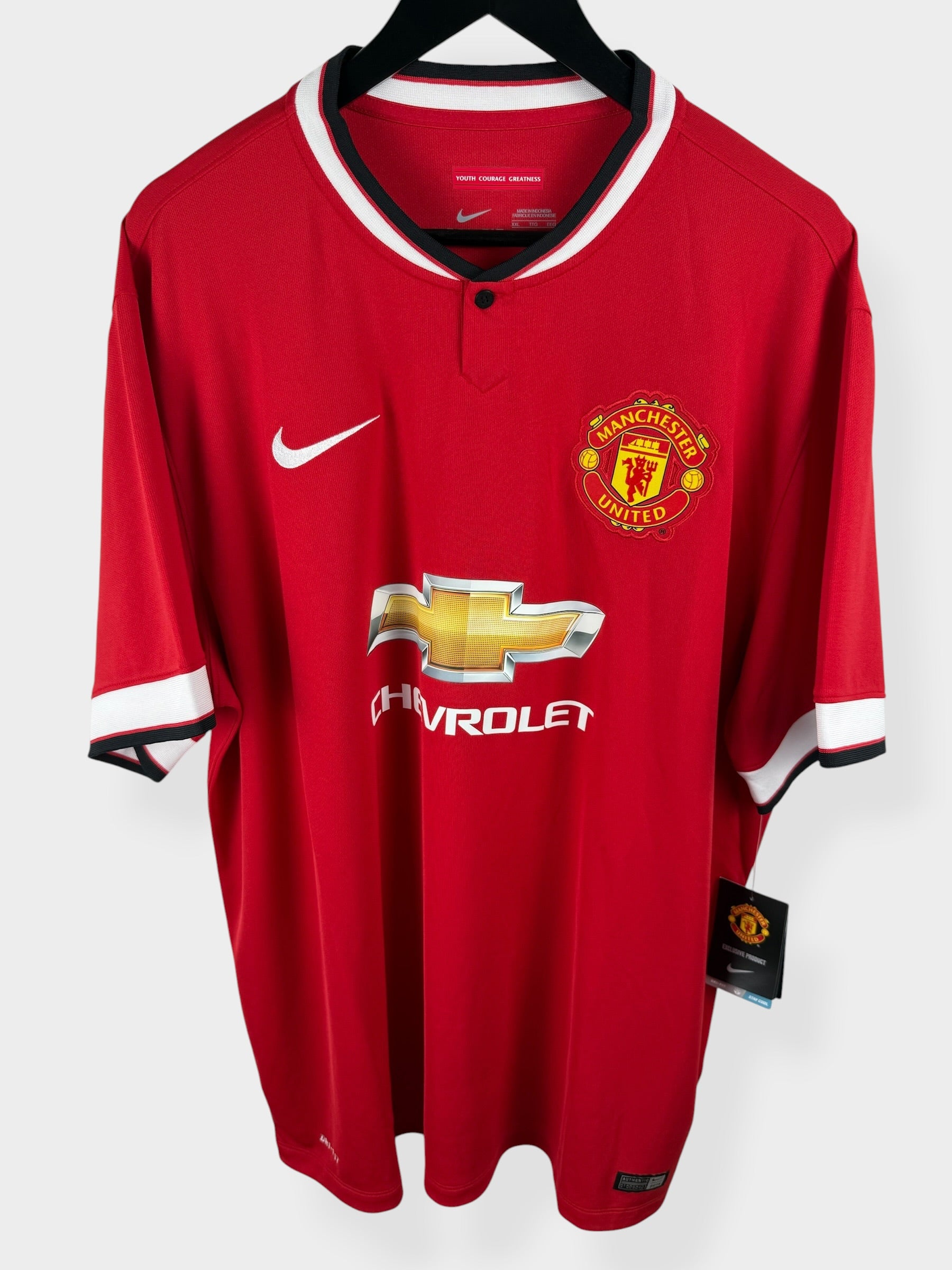 MAILLOT DOMICILE MANCHESTER UNITED 2014-15 ROONEY #10 XXL