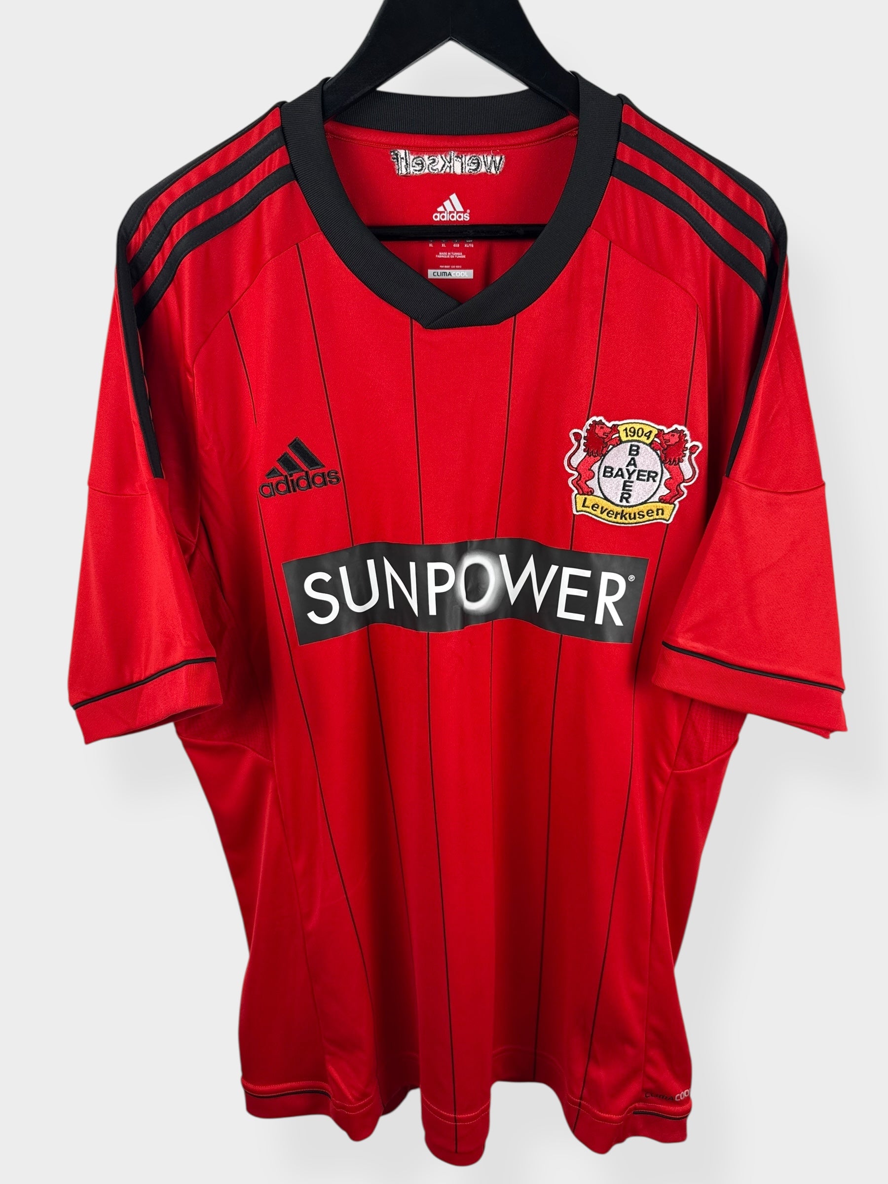 2012-13 BAYER LEVERKUSEN HOME SHIRT SCHÜRLE #9 XL - Authentic Football Club