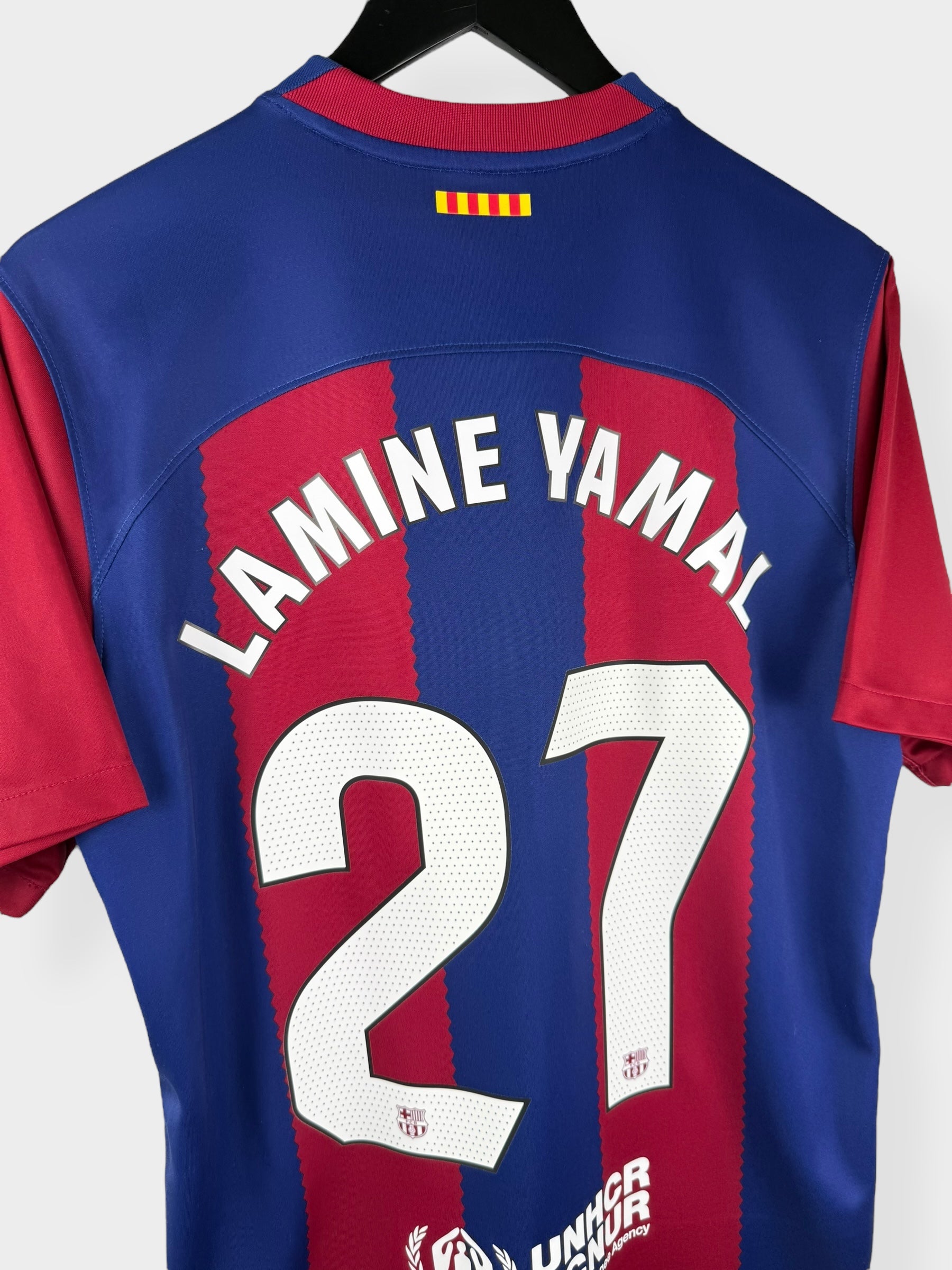 2023-24 BARCELONA THUISSHIRT LAMINE YAMAL #27 M
