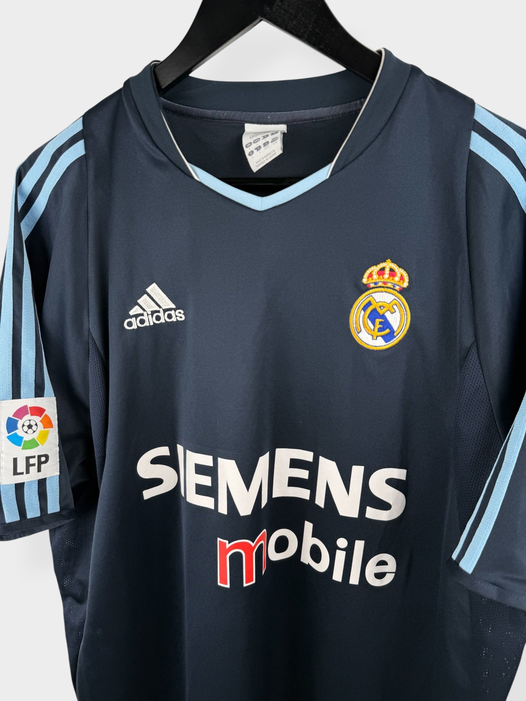 2003-04 REAL MADRID AWAY SHIRT ZIDANE #5 L