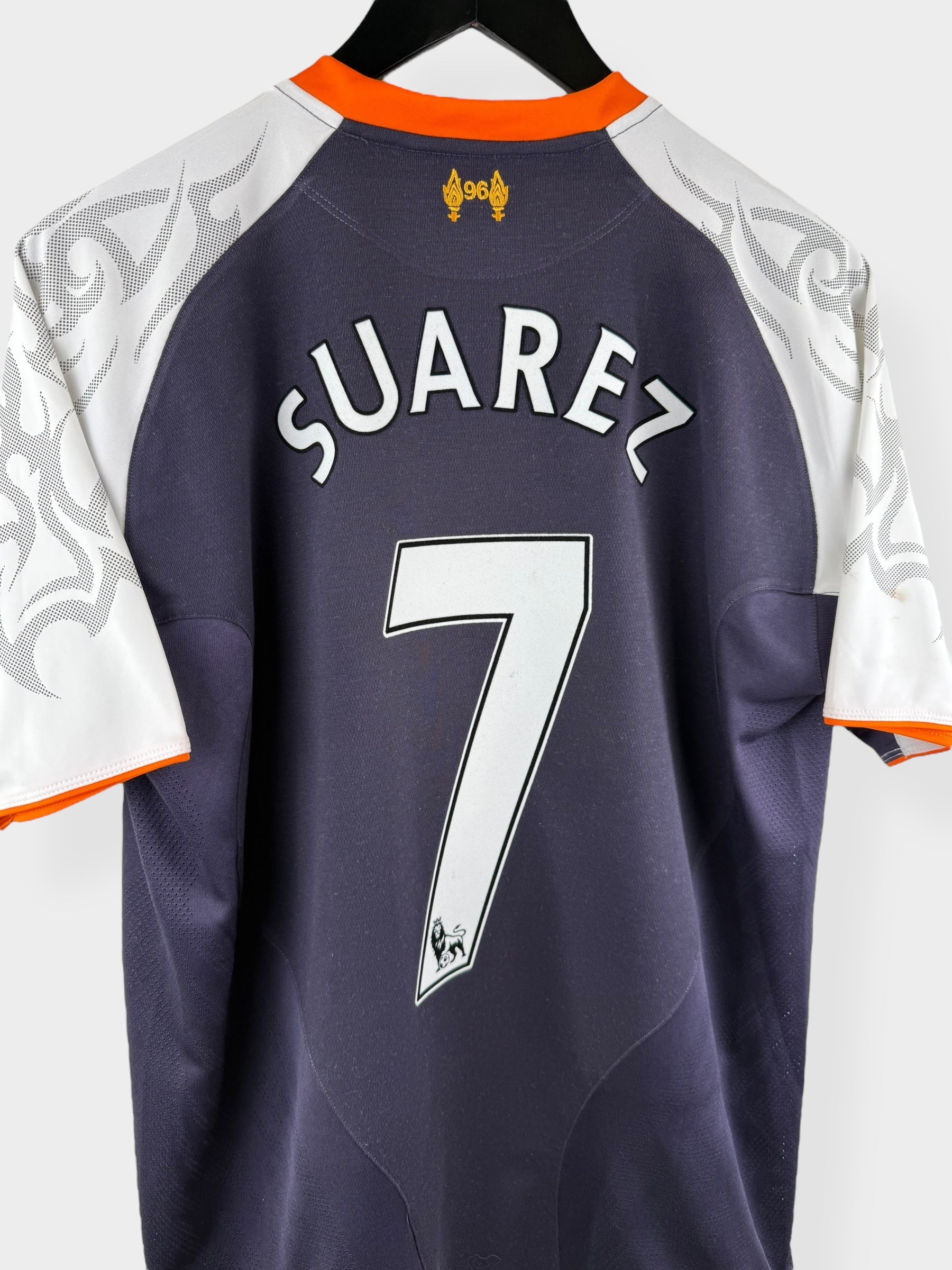 2012-13 LIVERPOOL DERDE SHIRT SUAREZ #7 M