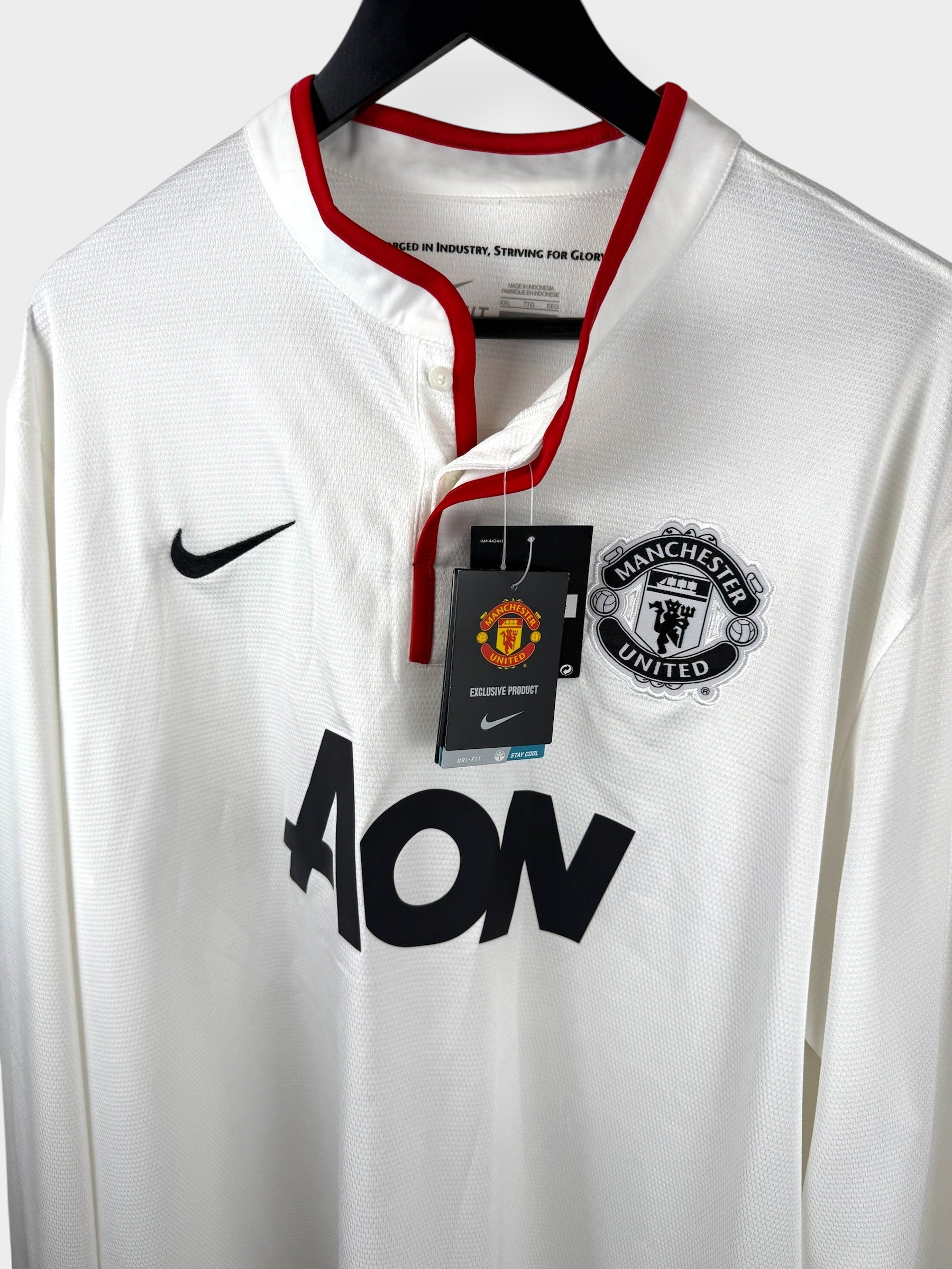 2012-14 MANCHESTER UNITED AWAY SHIRT LS XXL