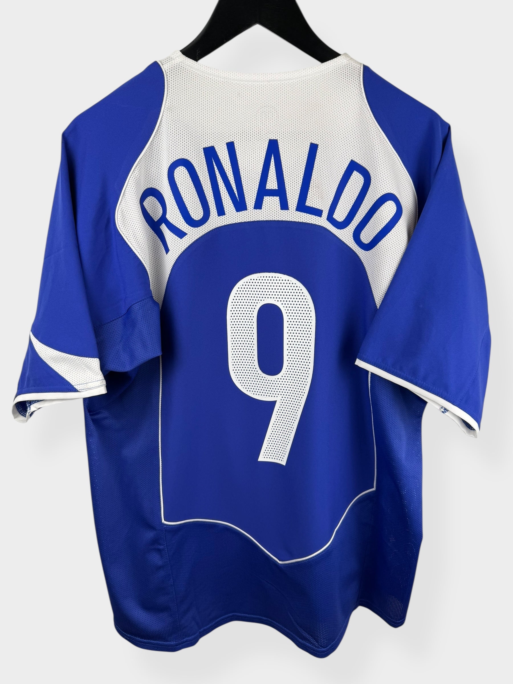 2004-06 BRAZIL AWAY SHIRT RONALDO #9 L