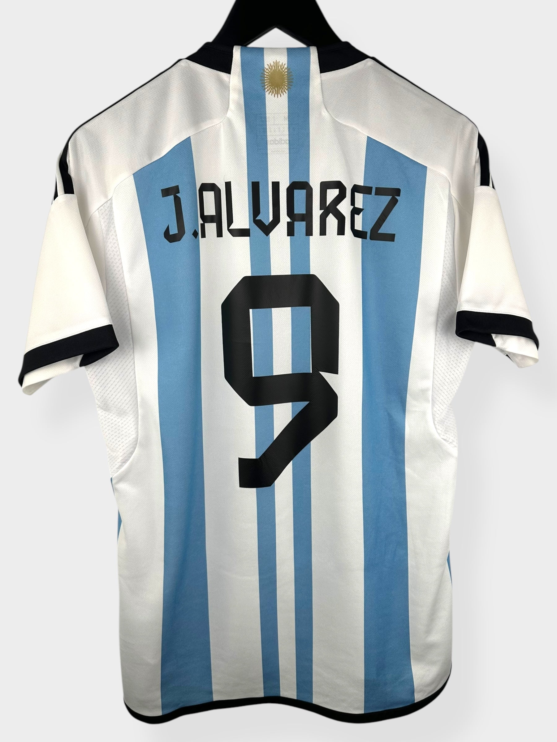 2022-23 ARGENTINA HOME SHIRT ALVAREZ #9 M