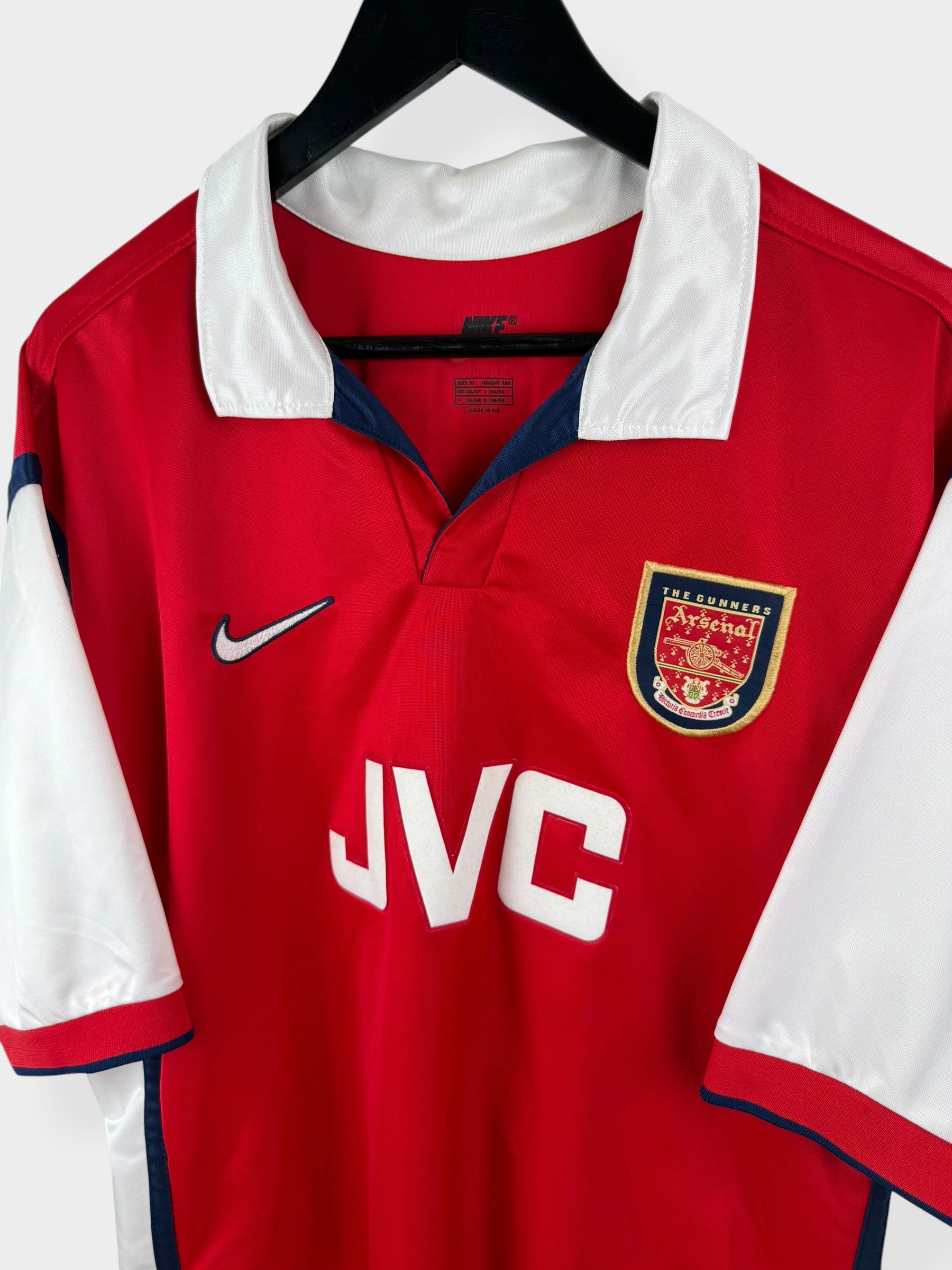 1998-99 ARSENAL HOME SHIRT HENRY #14 XL