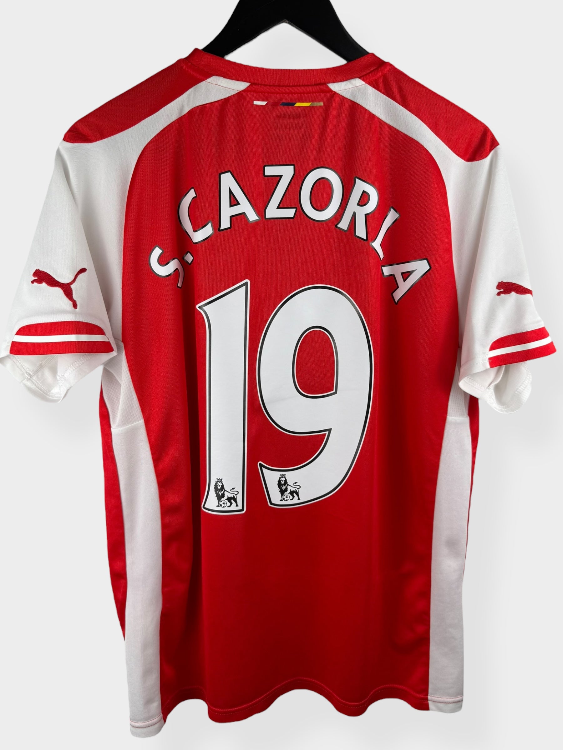 2014-15 ARSENAL HOME SHIRT CAZORLA #19 M