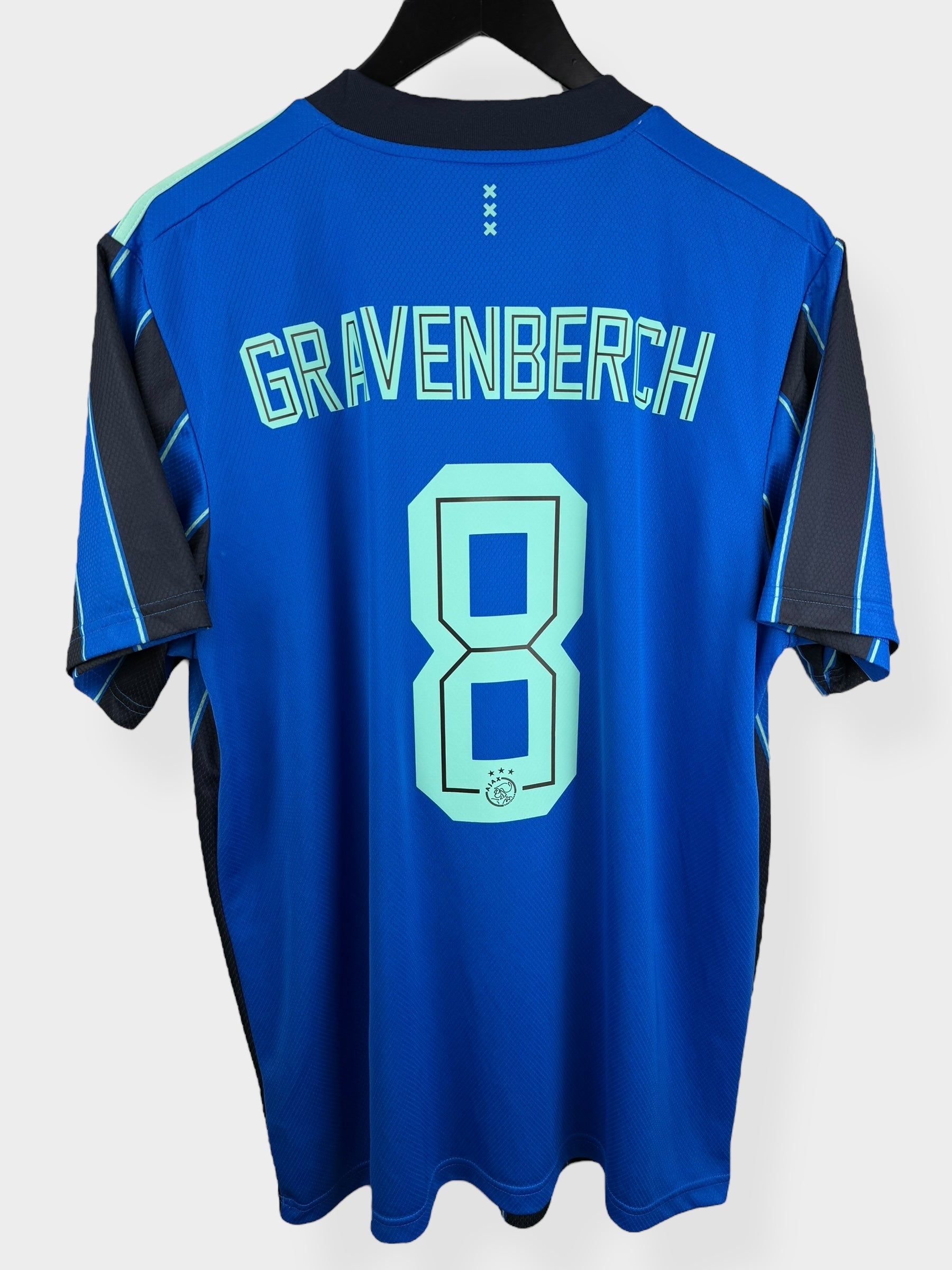 2021-22 AJAX AWAY SHIRT GRAVENBERCH #8 XL