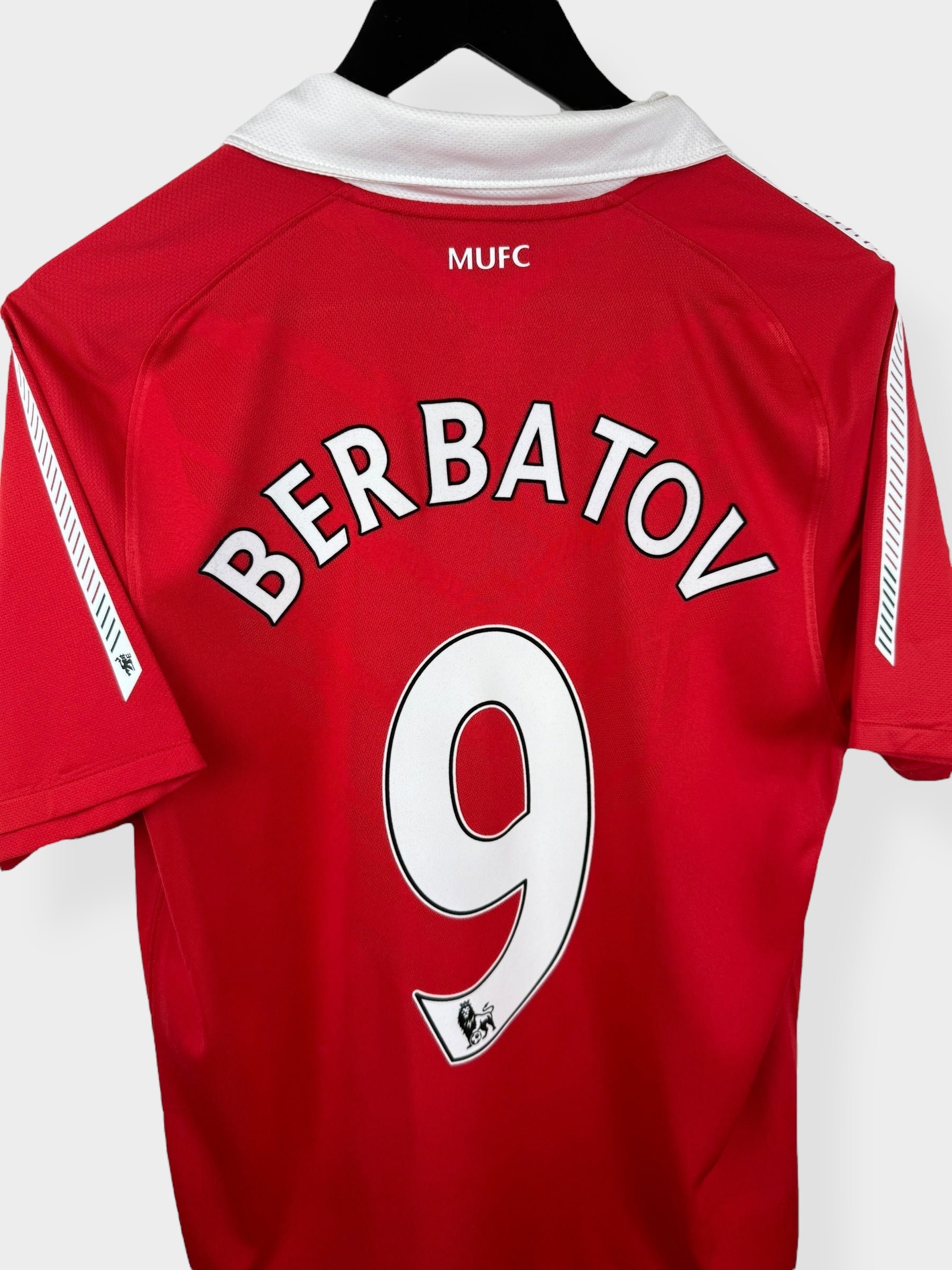 2010-11 MANCHESTER UNITED HOME SHIRT BERBATOV #9 M - Authentic Football Club