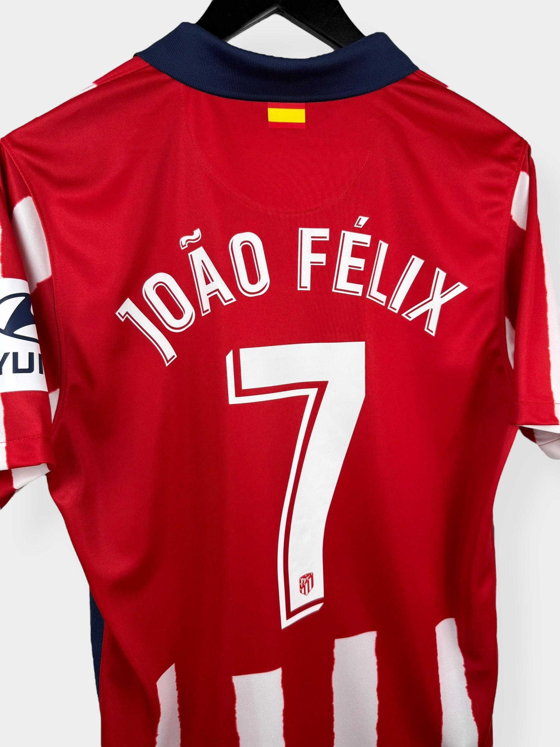 2020-21 ATLETICO MADRID HOME SHIRT JOAO FELIX #7 M