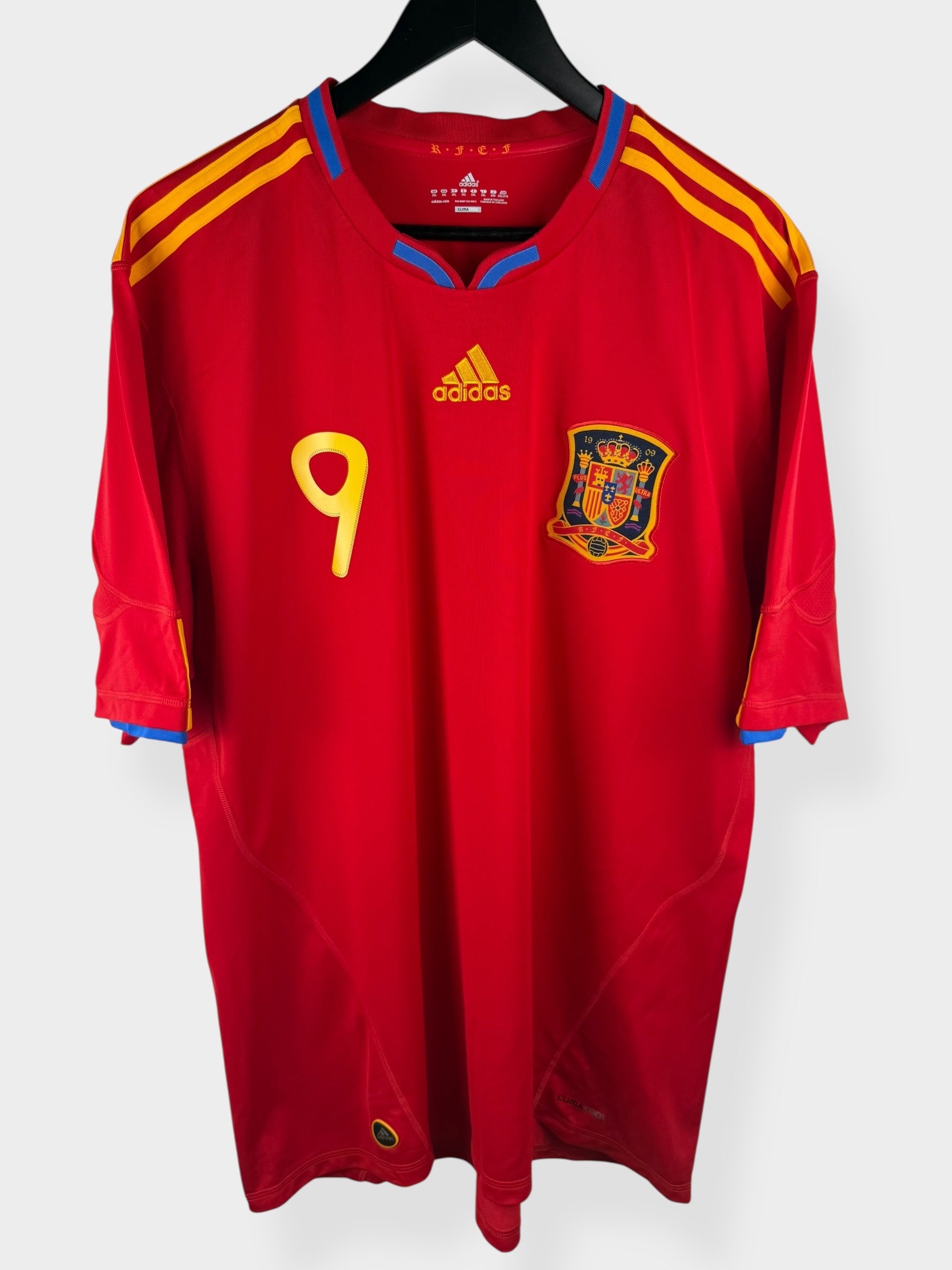 2009-10 SPAIN HOME SHIRT TORRES #9 XXL