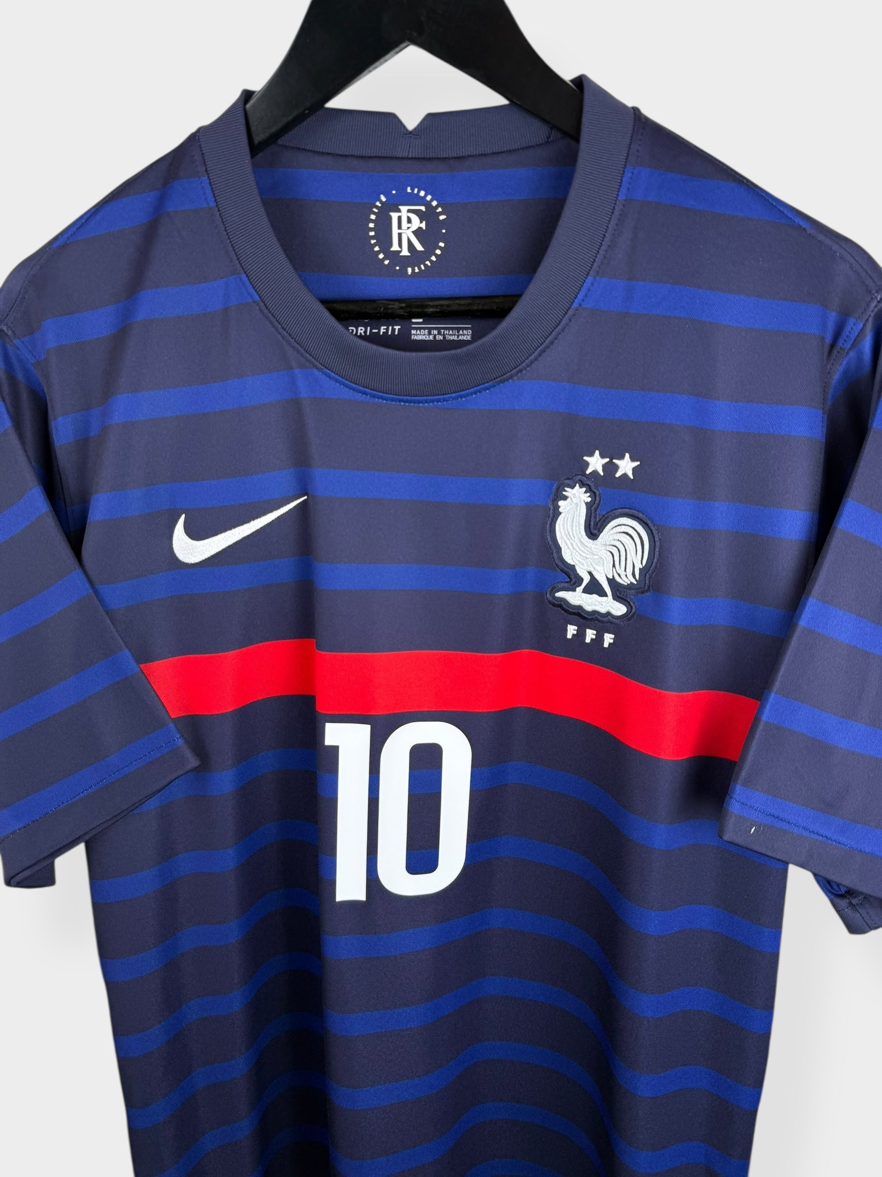 2020-21 FRANCE HOME SHIRT MBAPPE #10 L - Authentic Football Club