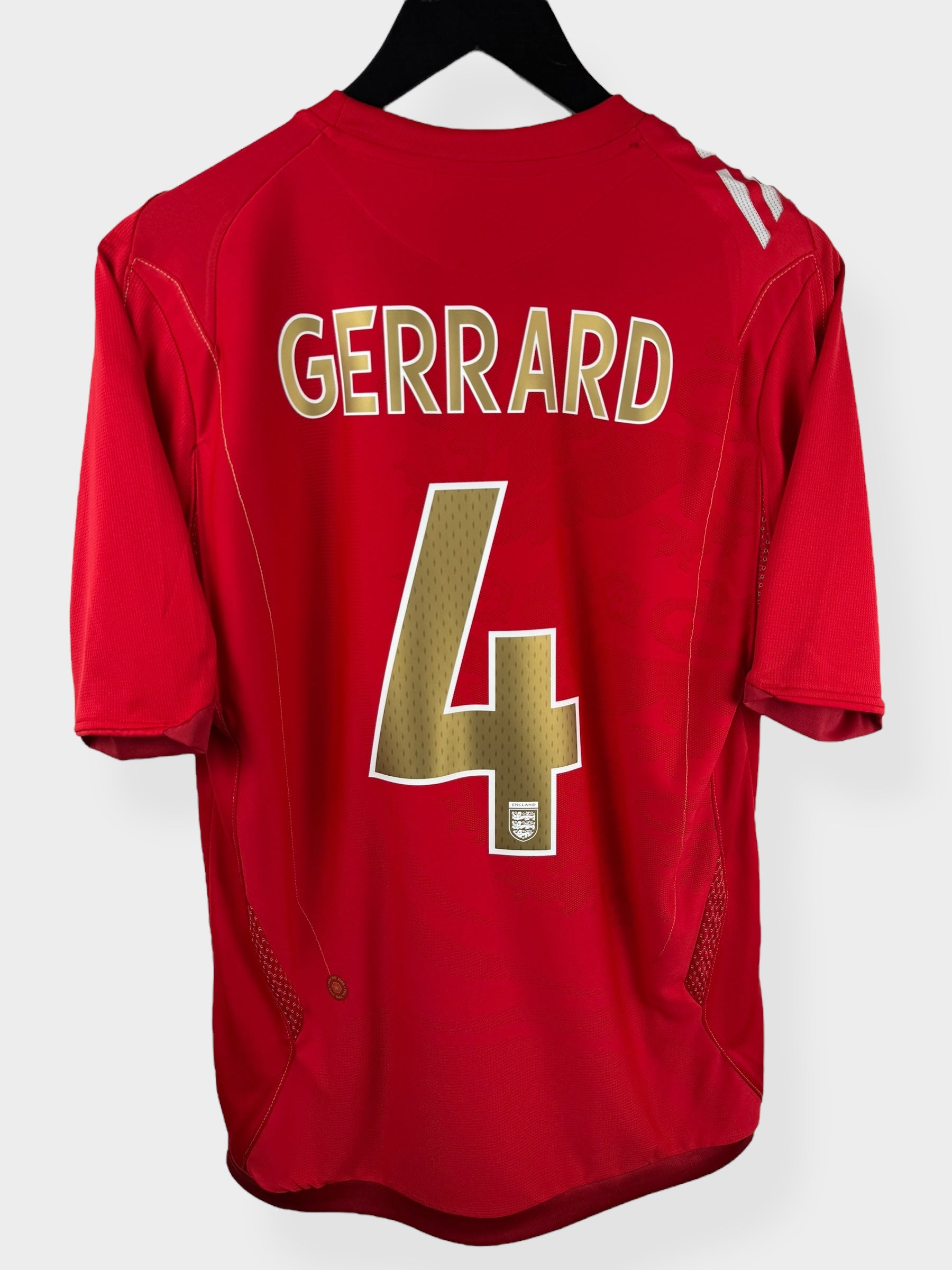 2006-08 ENGLAND AWAY SHIRT GERRARD #4 S