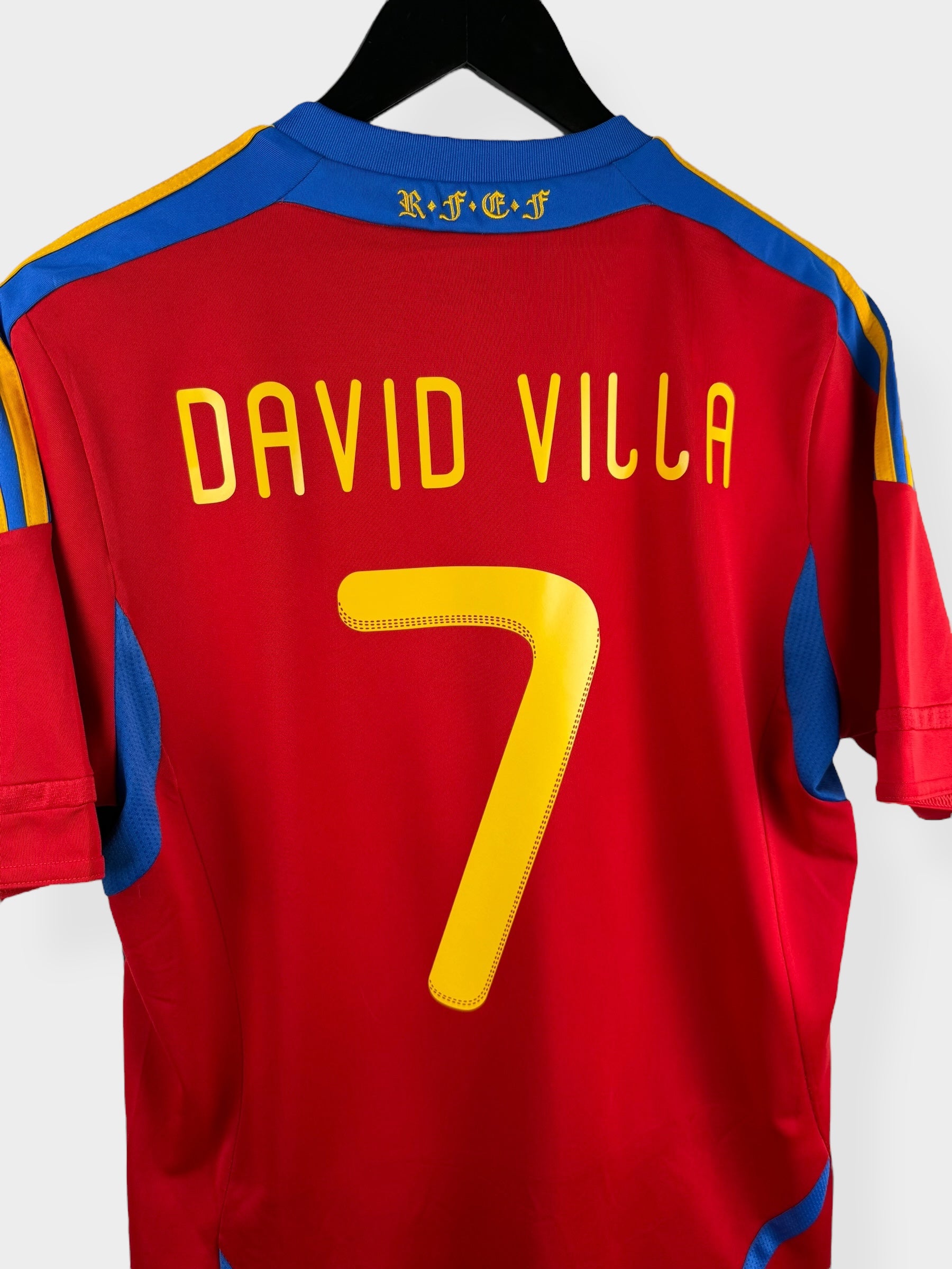 2010-11 SPAIN THUISSHIRT DAVID VILLA #7 M