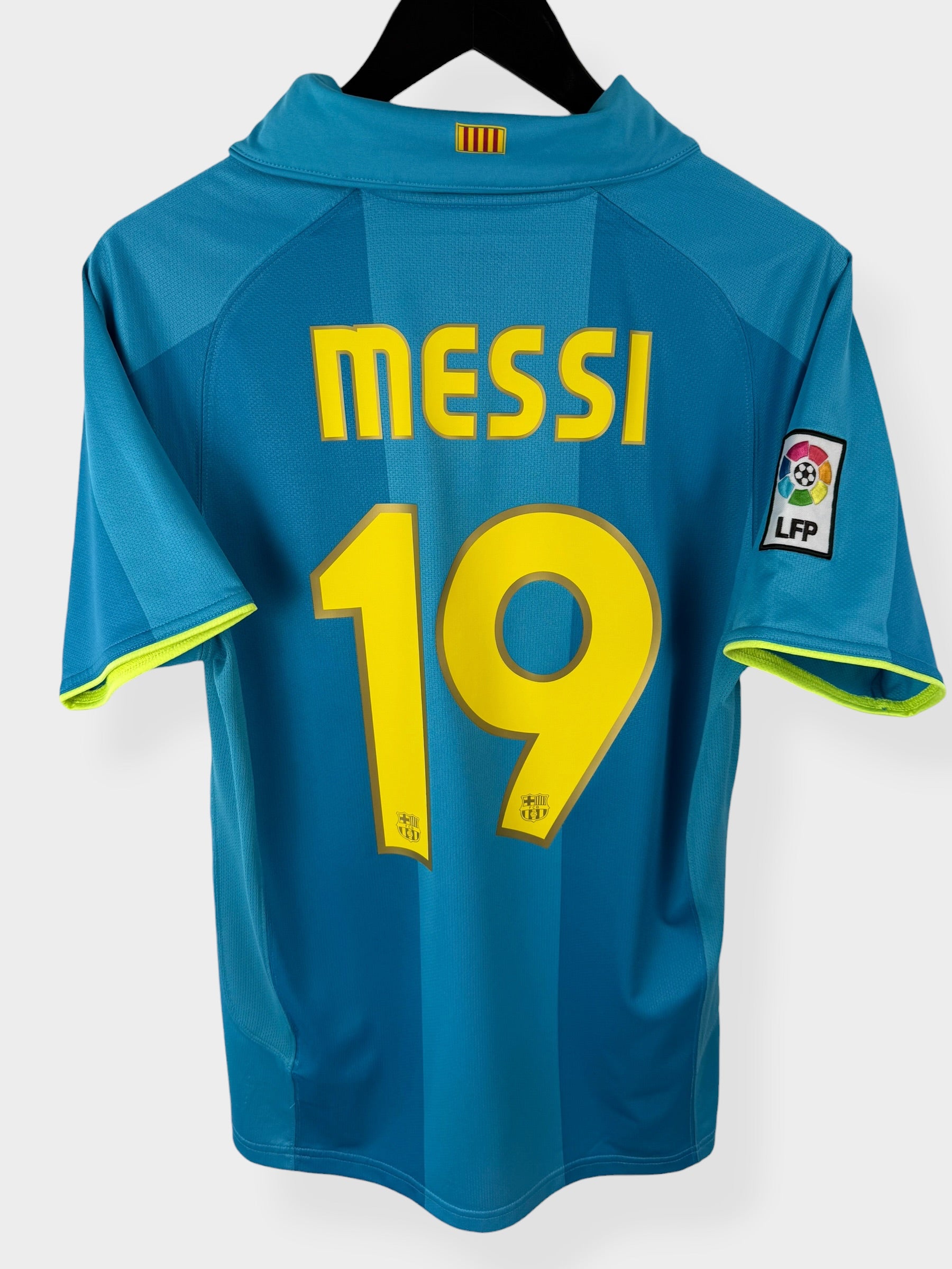 2007-08 BARCELONA AWAY SHIRT MESSI #19 S - 237743-414