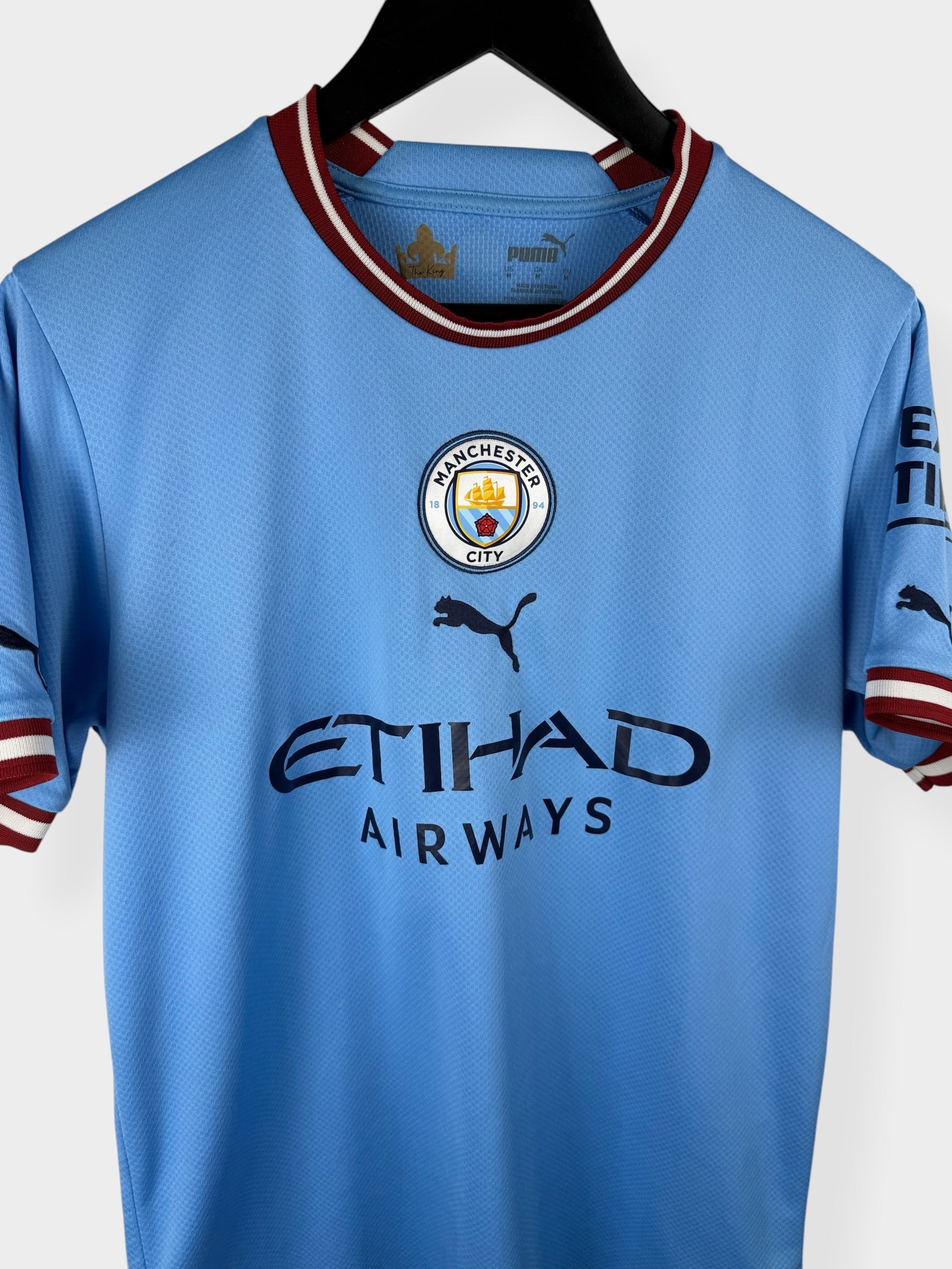 2022-23 MANCHESTER CITY HOME SHIRT M