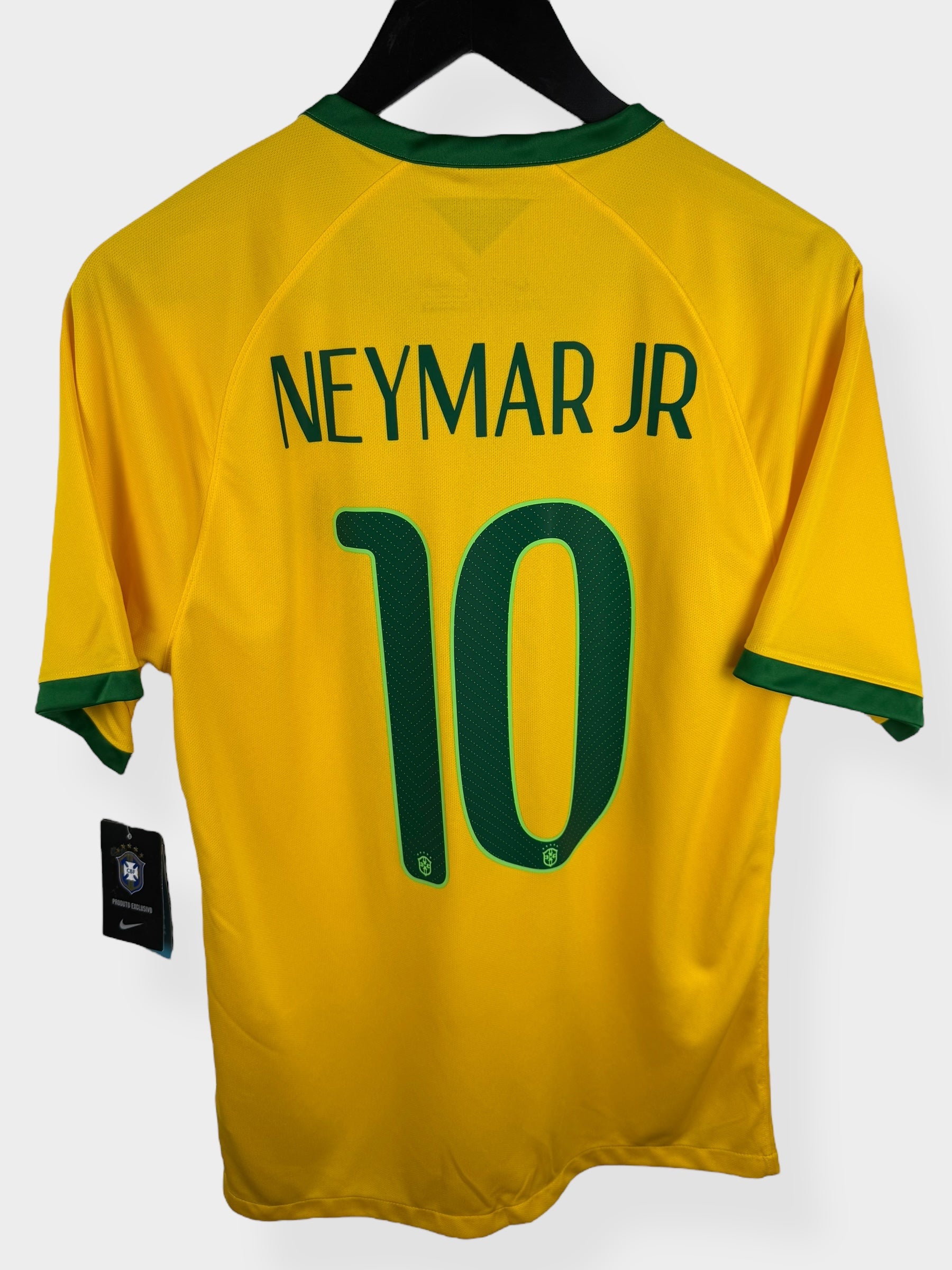 2014-15 BRAZIL HOME SHIRT NEYMAR JR #10 S